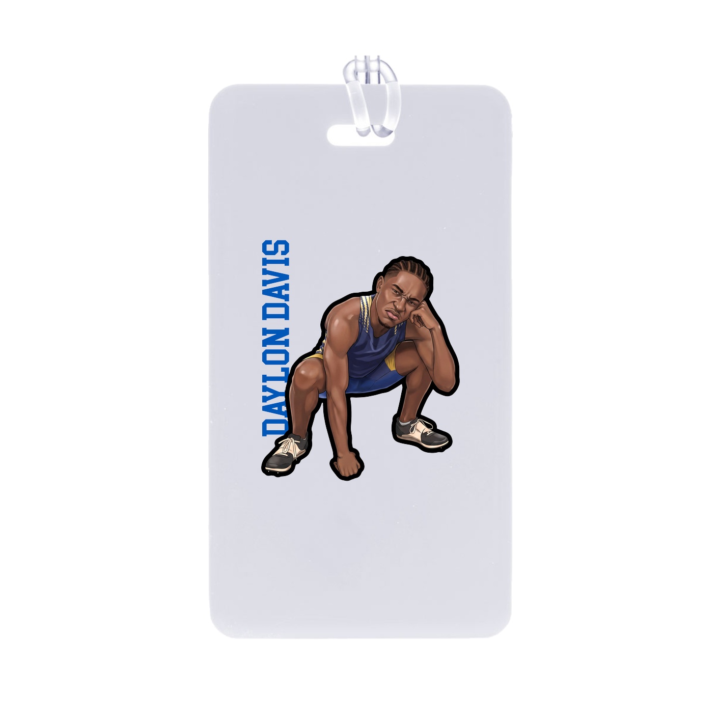 Bag Tag — Name Vertical in Classic