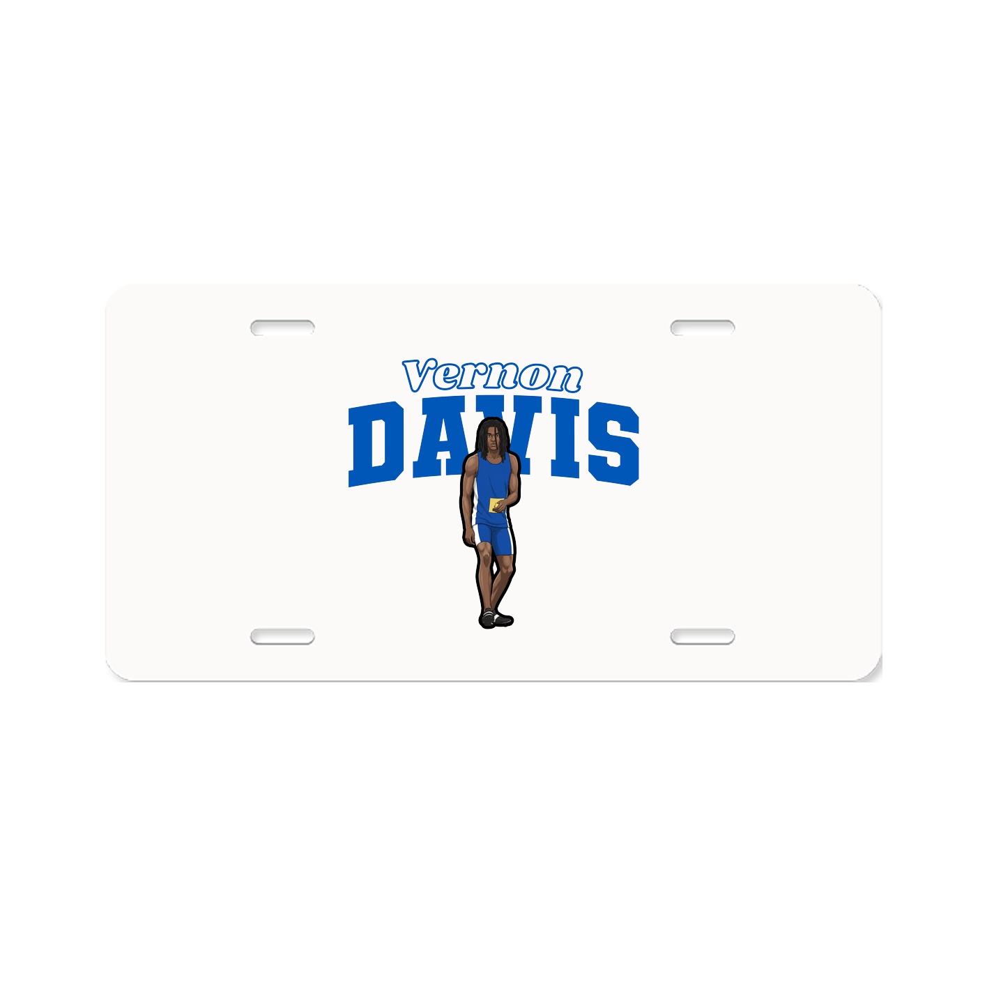 License Plate — Name Arch in Classic