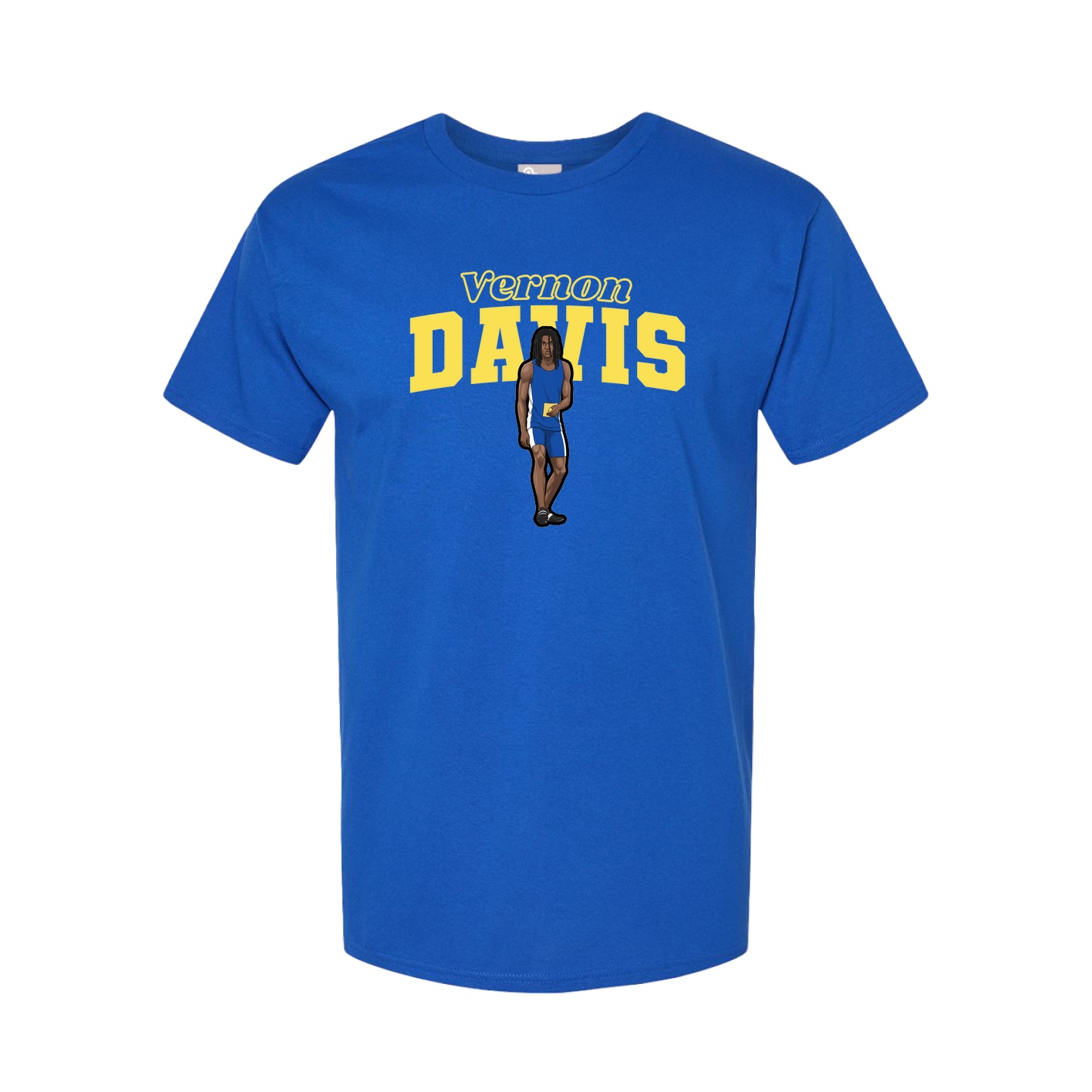 Youth Tee — Name Arch in Royal