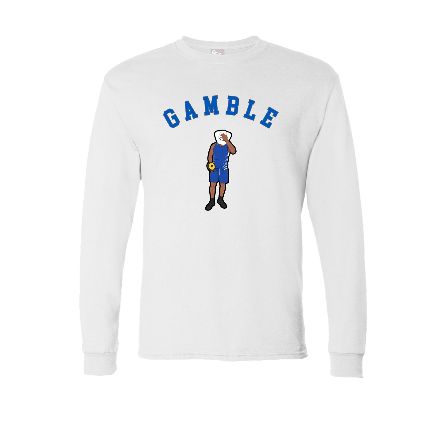 Long Sleeve Tee — Shirsey Arch in White