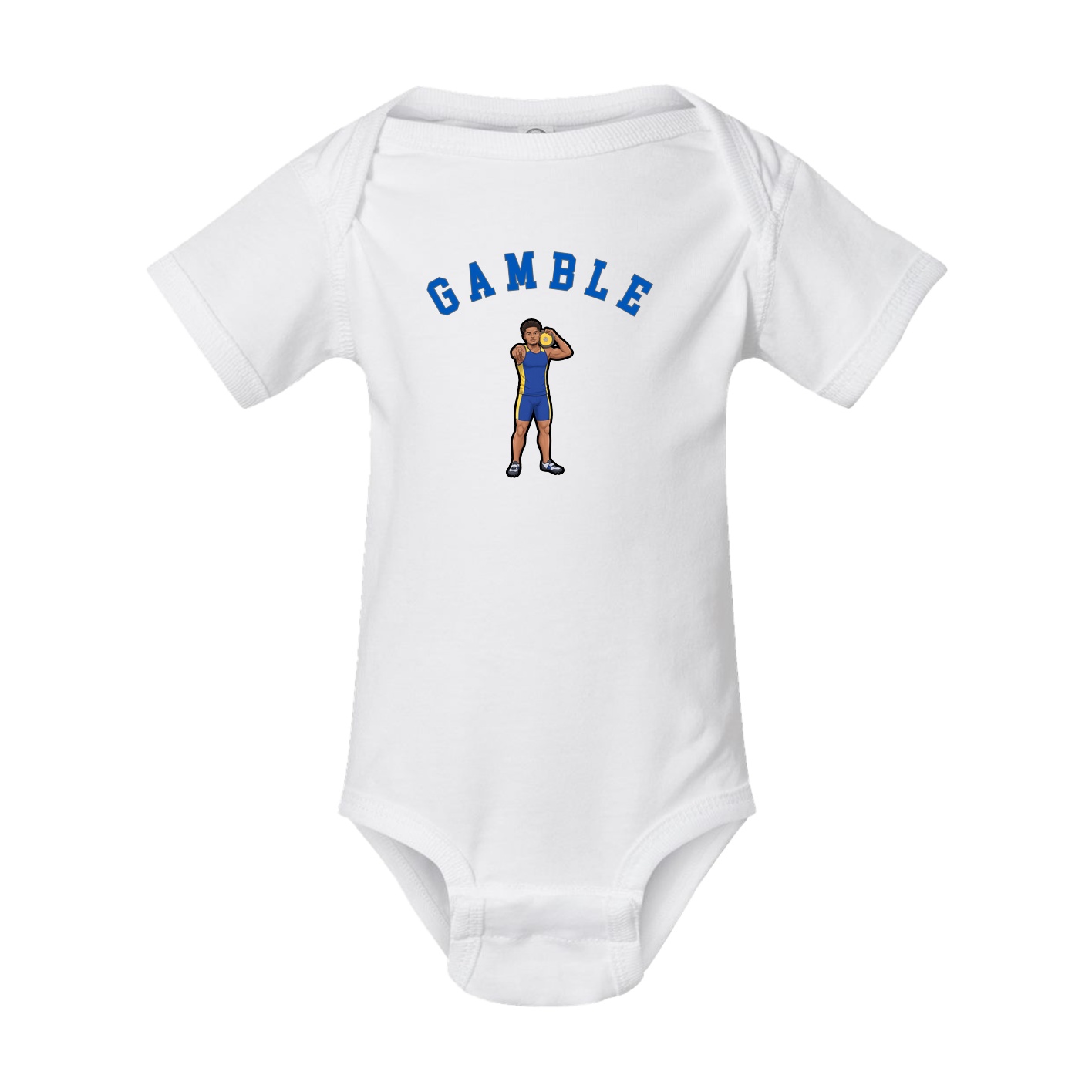 Baby Onesie — Shirsey Arch in White