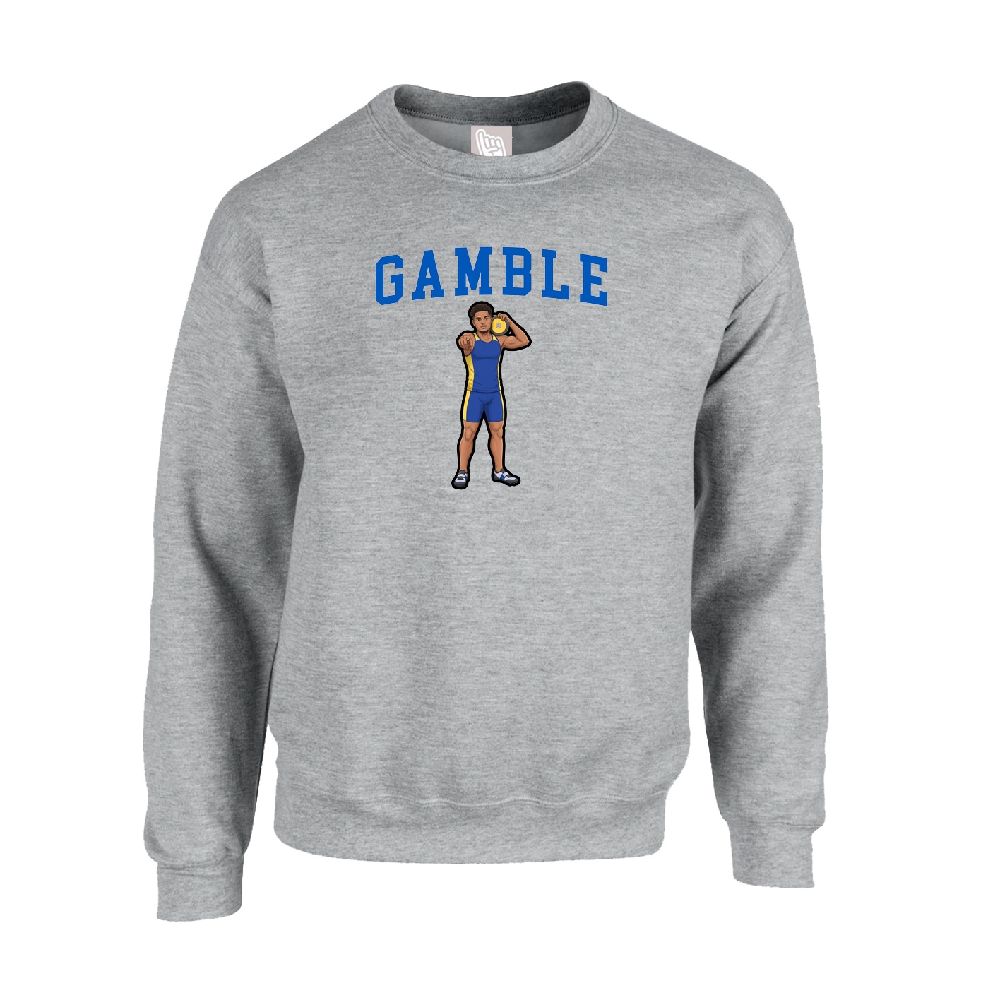 Fleece Crew — Shirsey in Grey