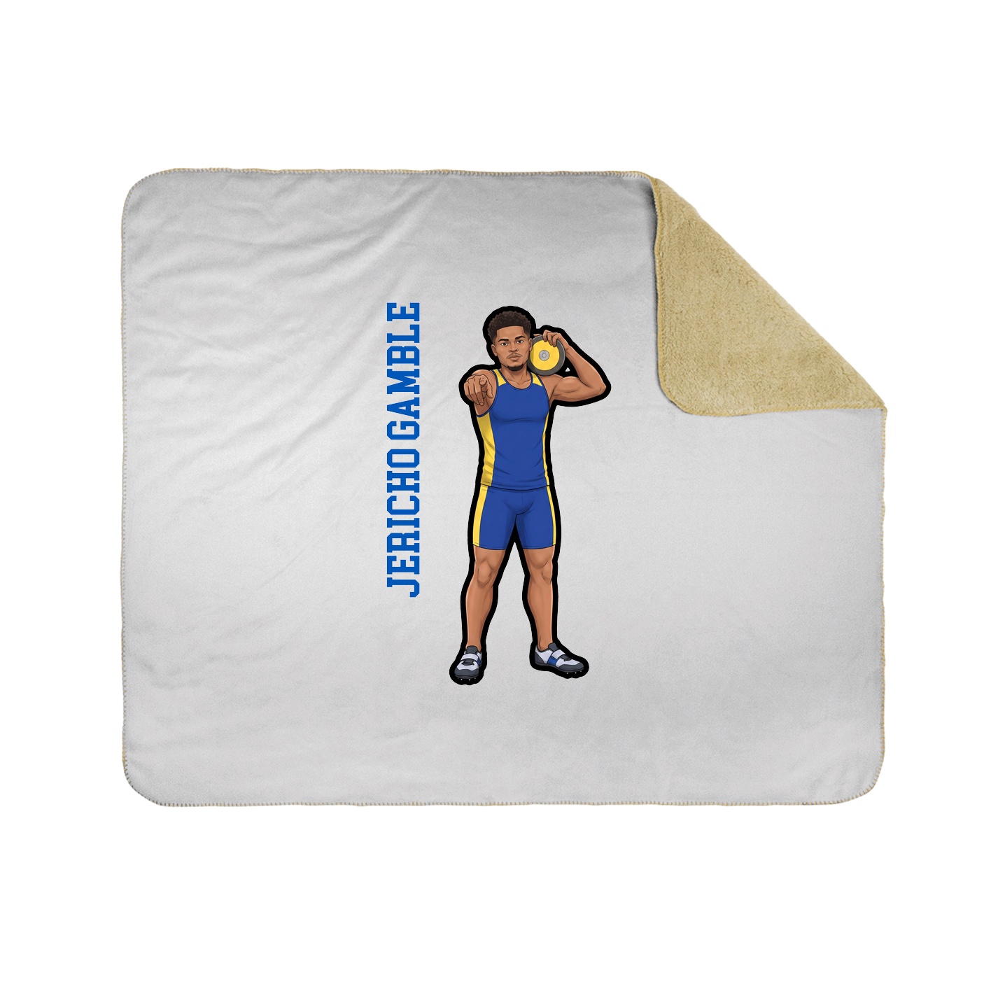 50x60 Sherpa Lined Throw Blanket