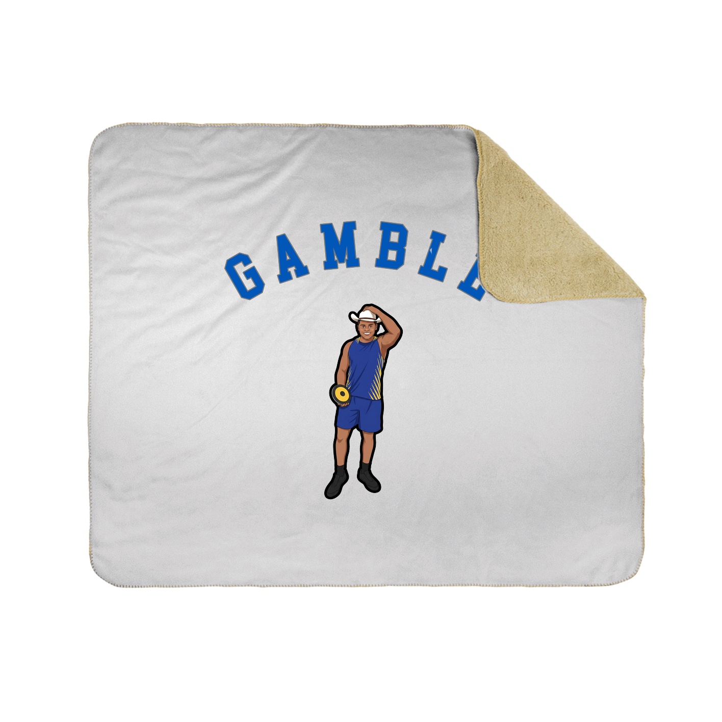 Throw Blanket — Shirsey Arch in White