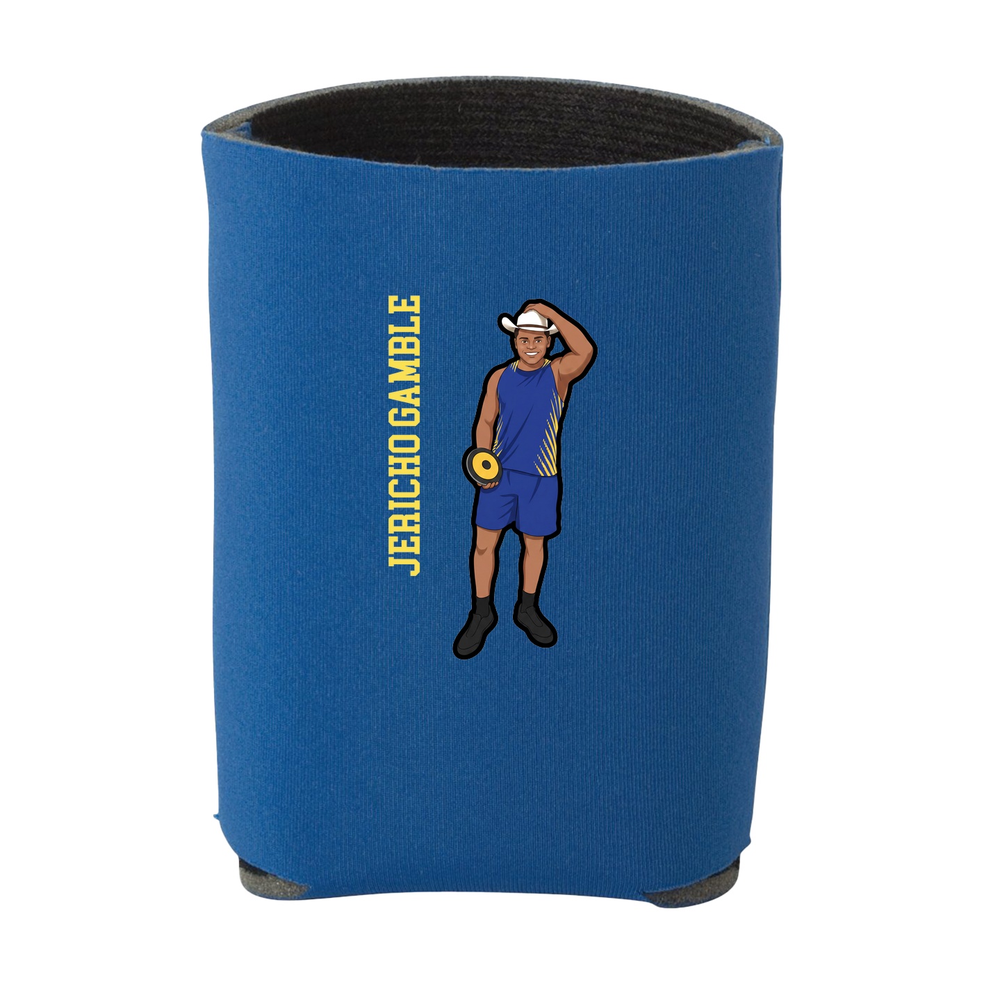 Can Holder — Name Vertical in Royal