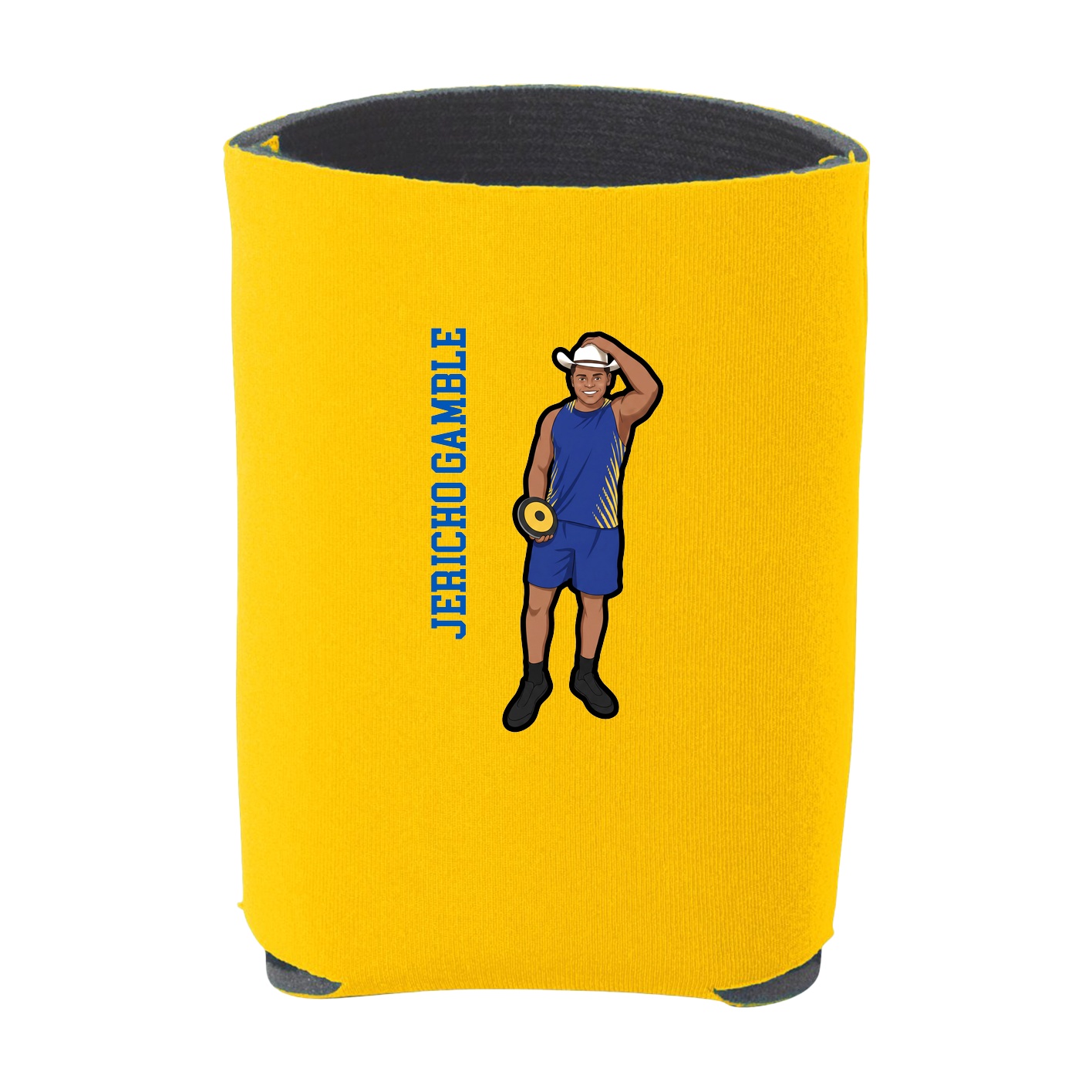 Can Holder — Name Vertical in Yellow