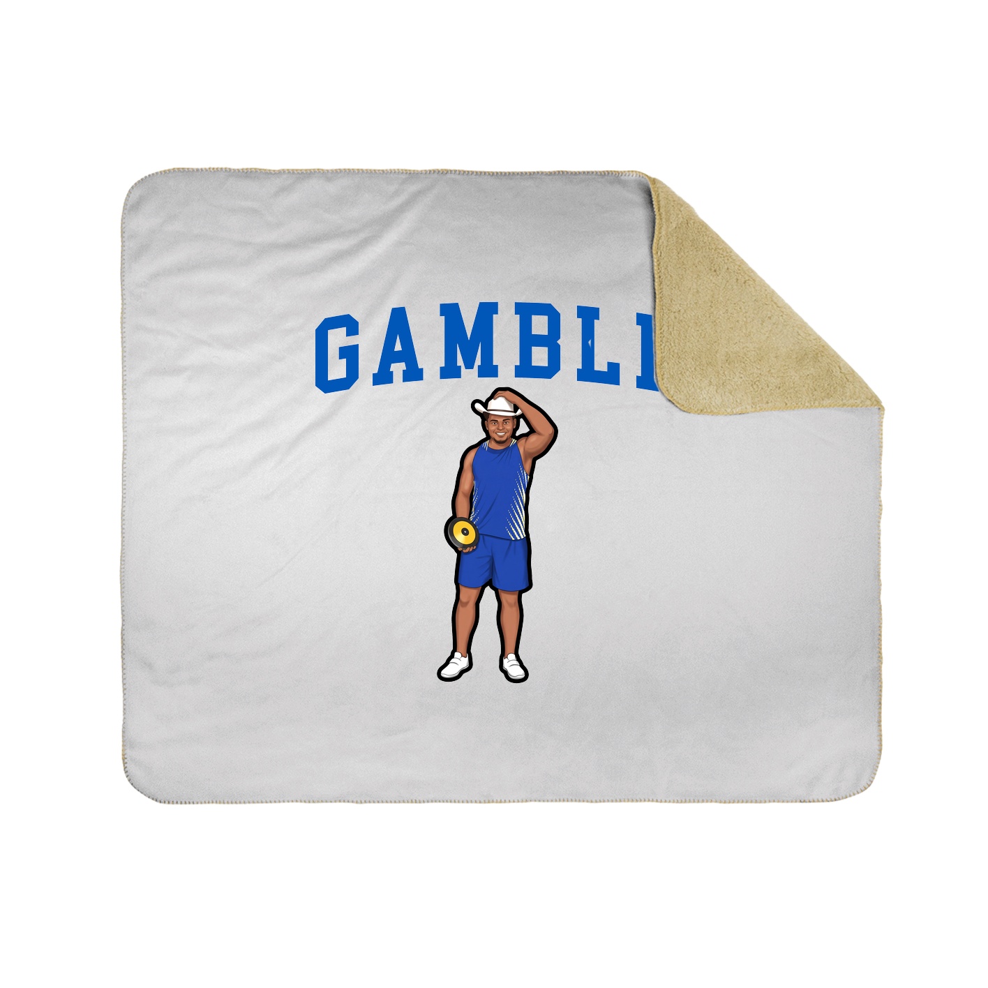 Throw Blanket — Shirsey in White