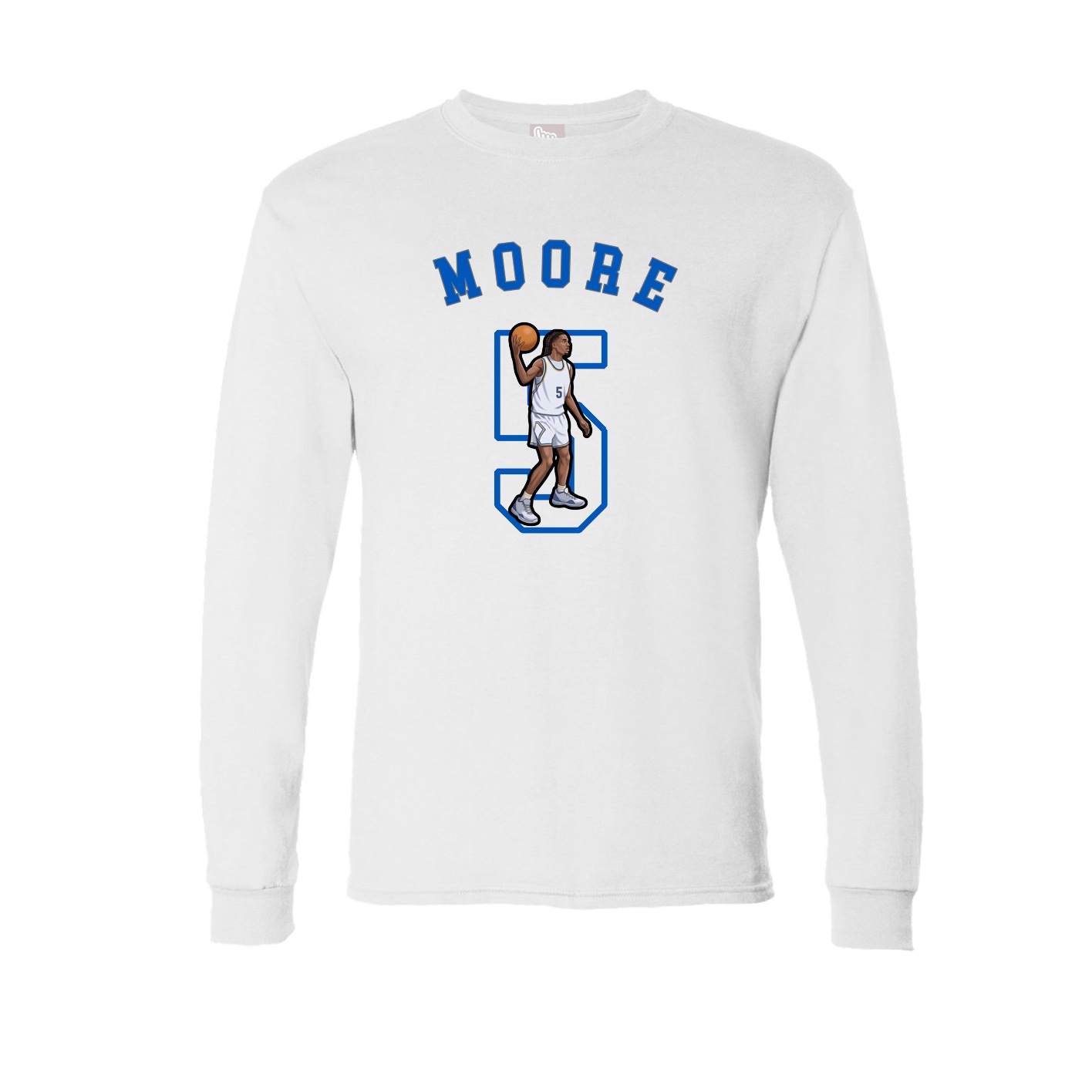 Long Sleeve Tee — Shirsey Arch in White