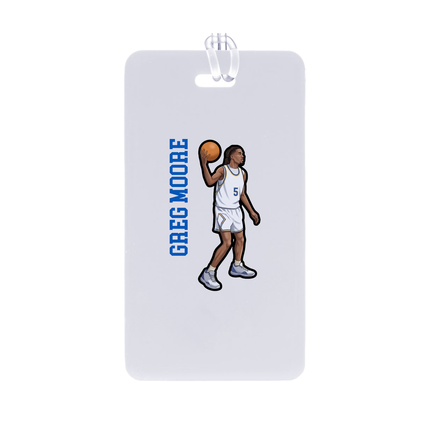 Bag Tag — Name Vertical in Classic