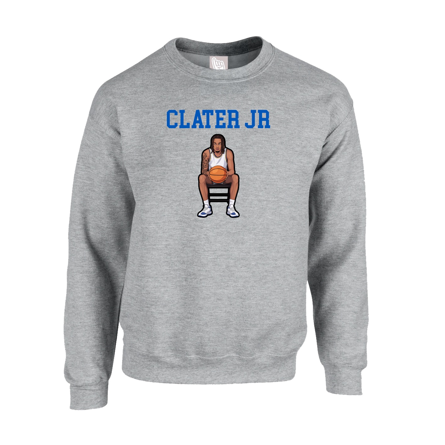 Fleece Crew — Shirsey in Grey
