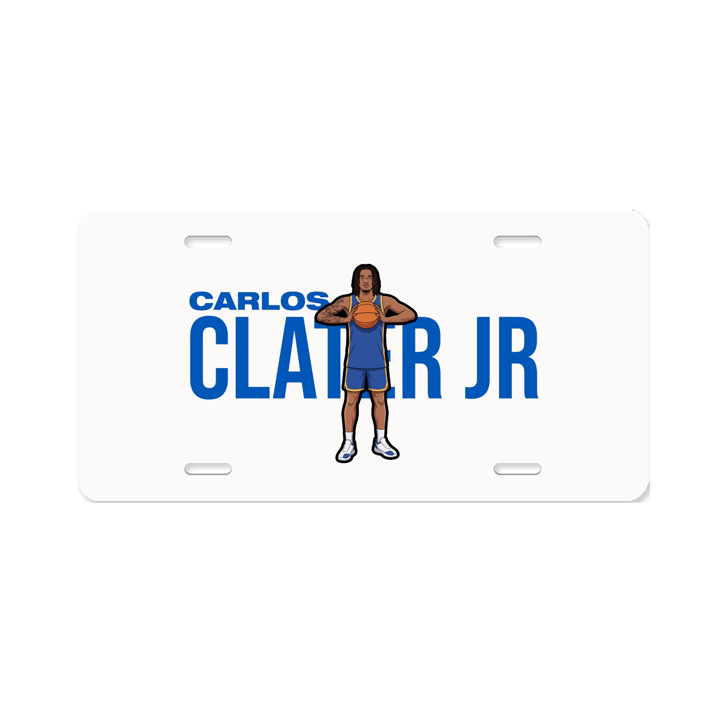 License Plate — Player Name in Classic