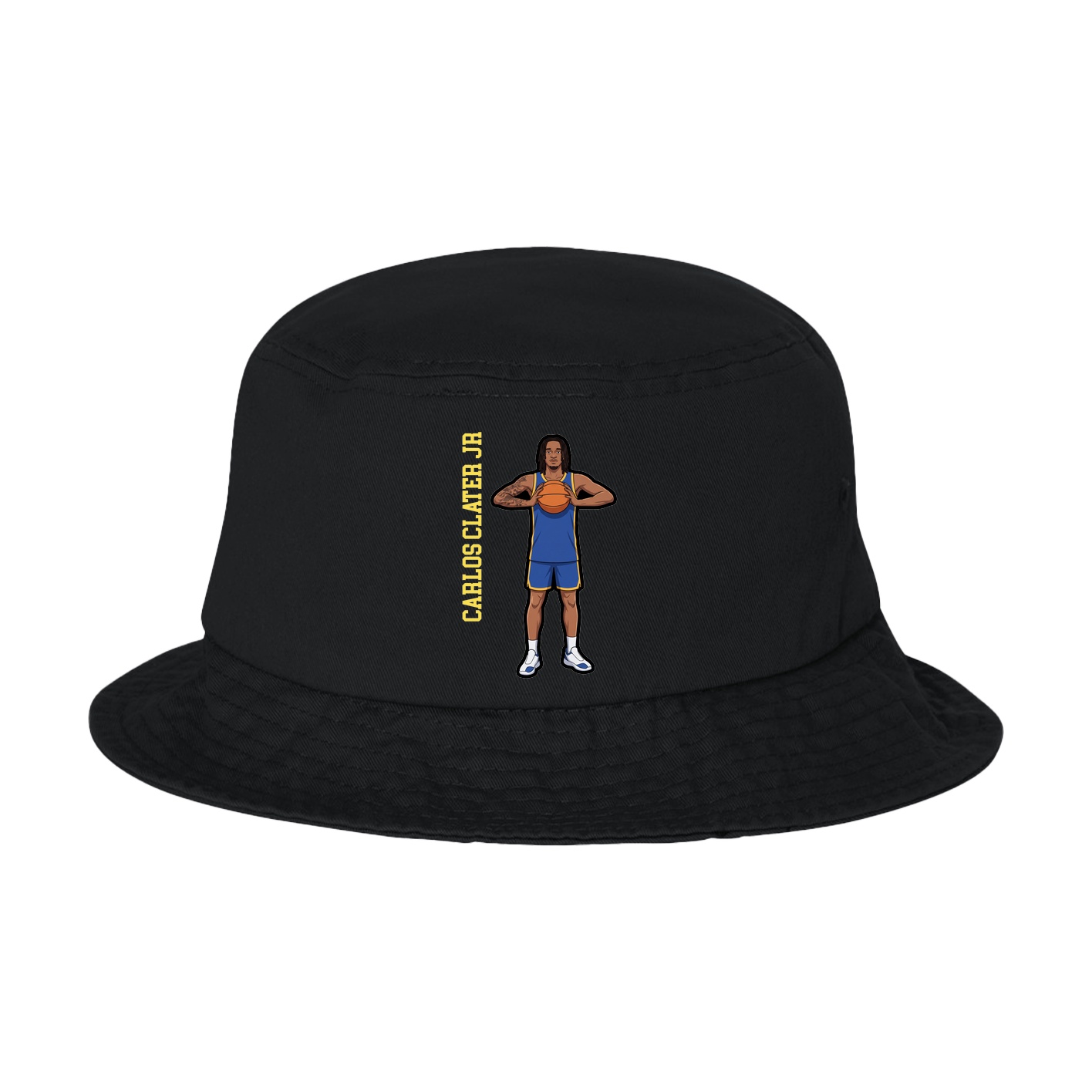 Bucket Cap — Name Vertical in Black