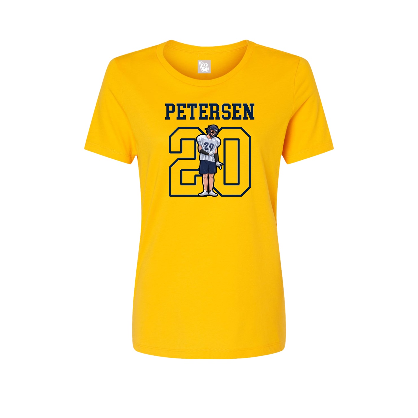 Fitted Women's Tee — Shirsey in Gold