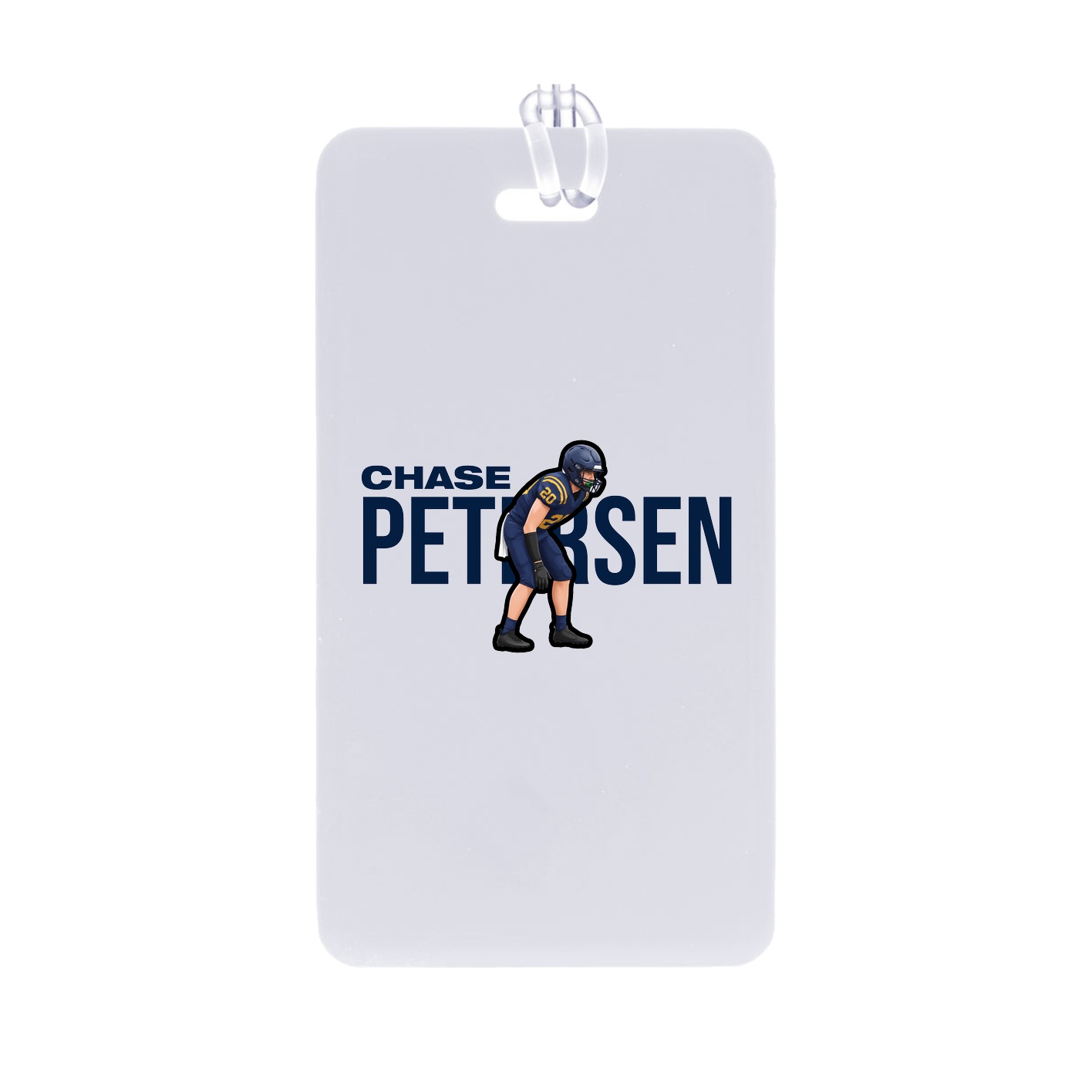 Bag Tag — Player Name in Classic