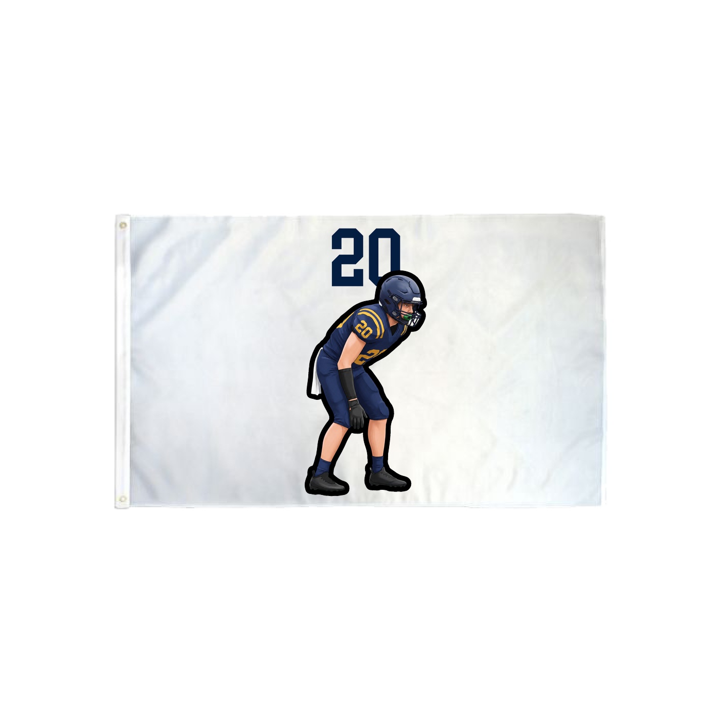 3x5 Flag — Number Top in Classic