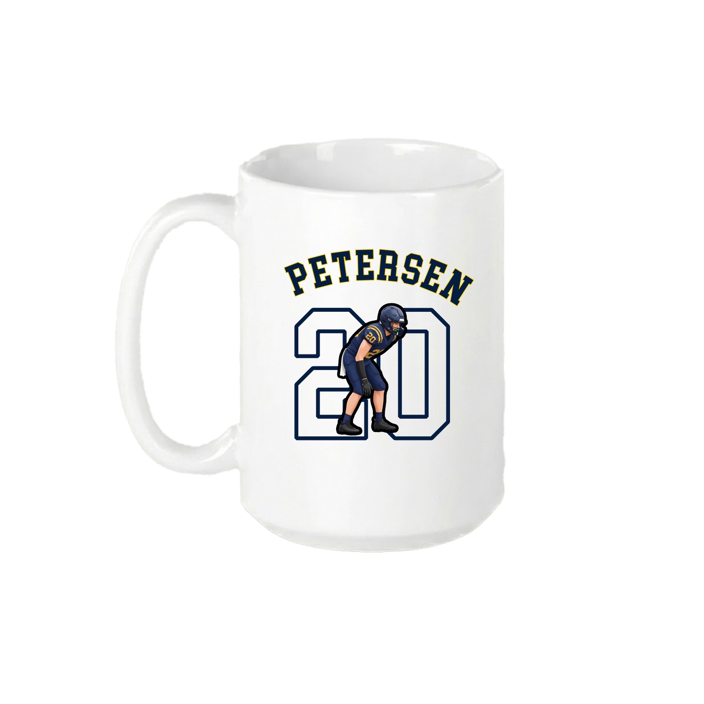 15oz Coffee Mug — Shirsey Arch in White