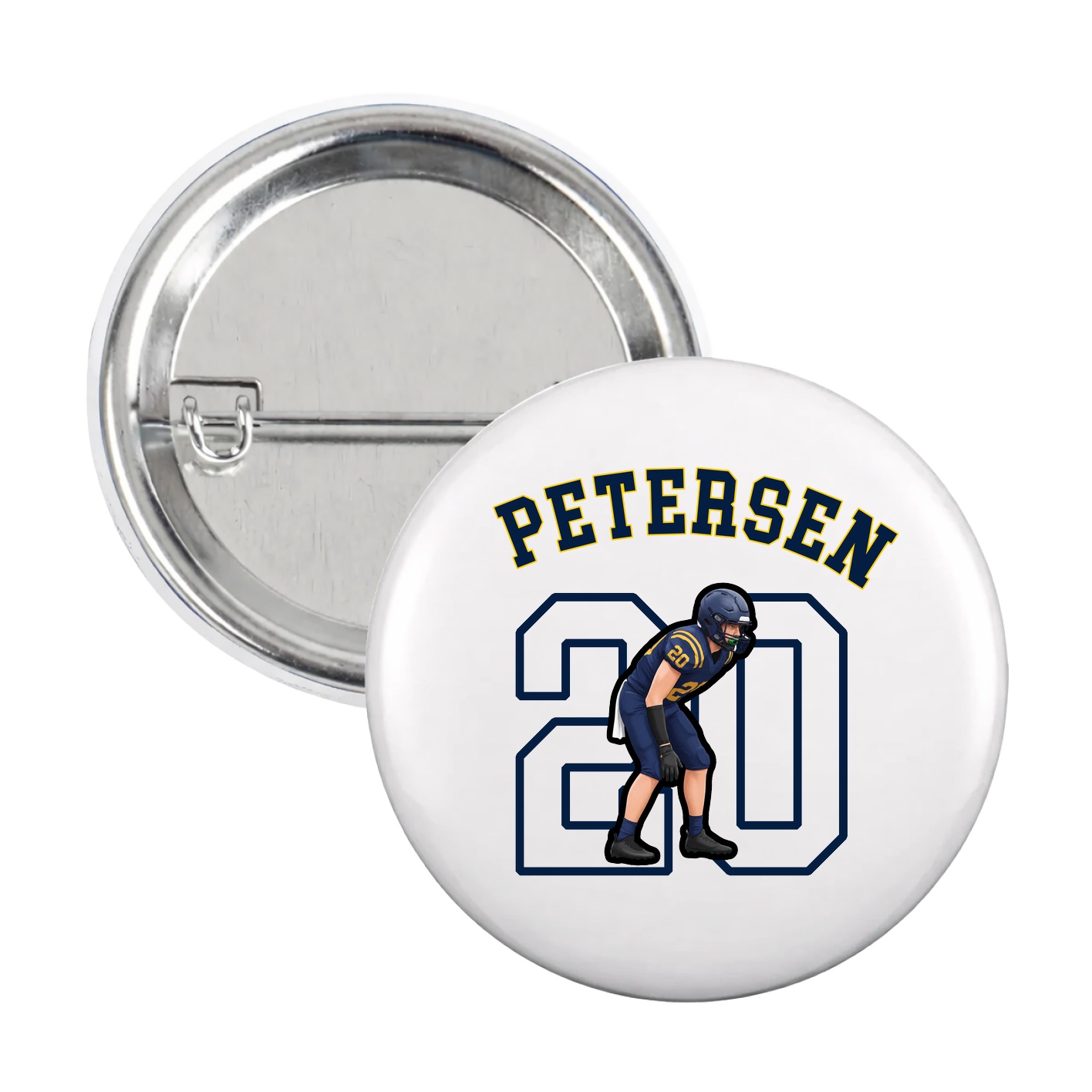 Game Day Button — Shirsey Arch in White