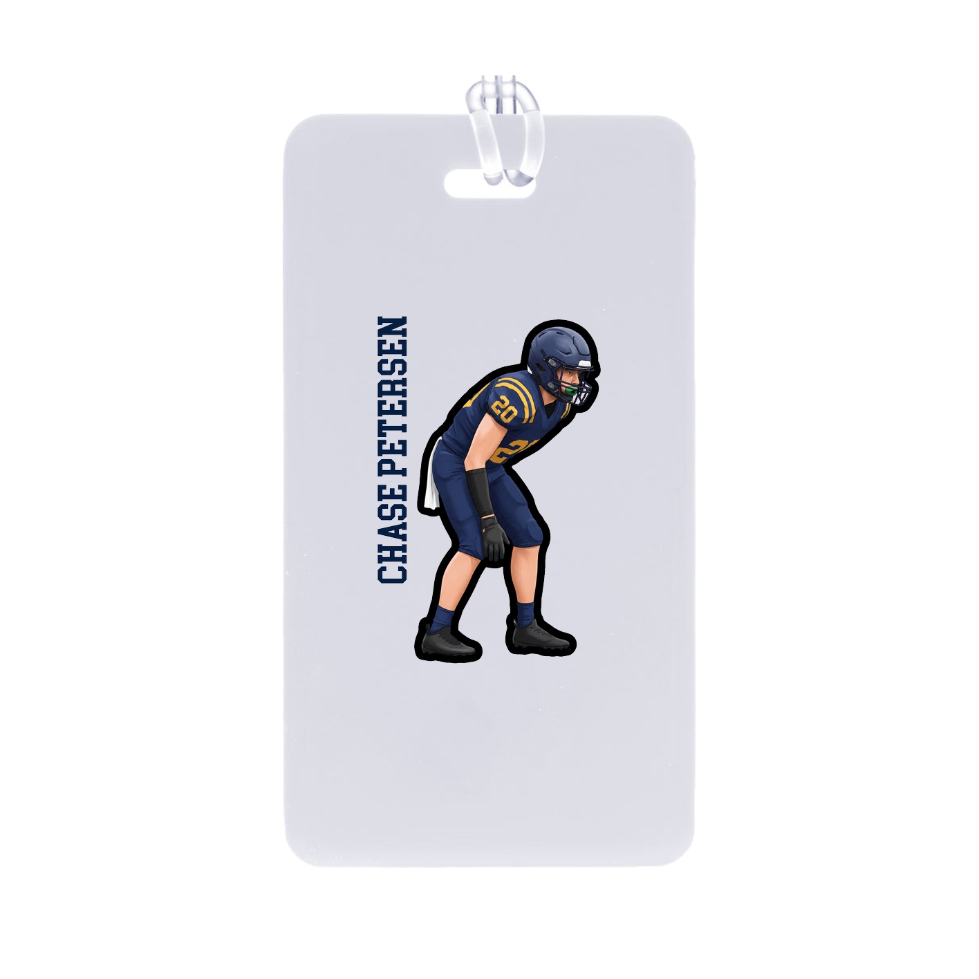 Bag Tag — Name Vertical in Classic