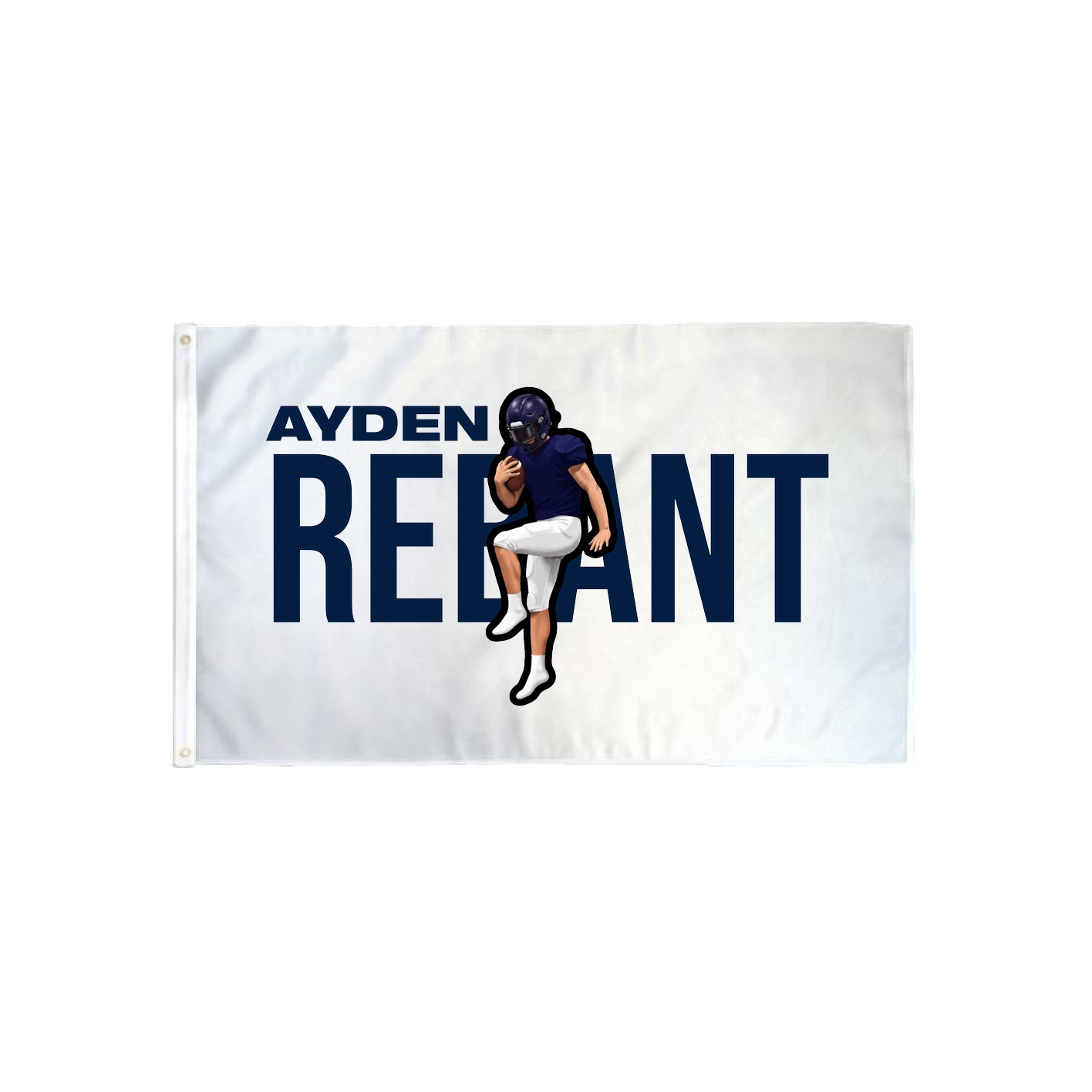 3x5 Flag — Player Name in Classic