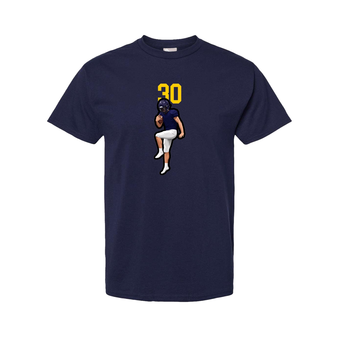 Tee — Number Top in Navy