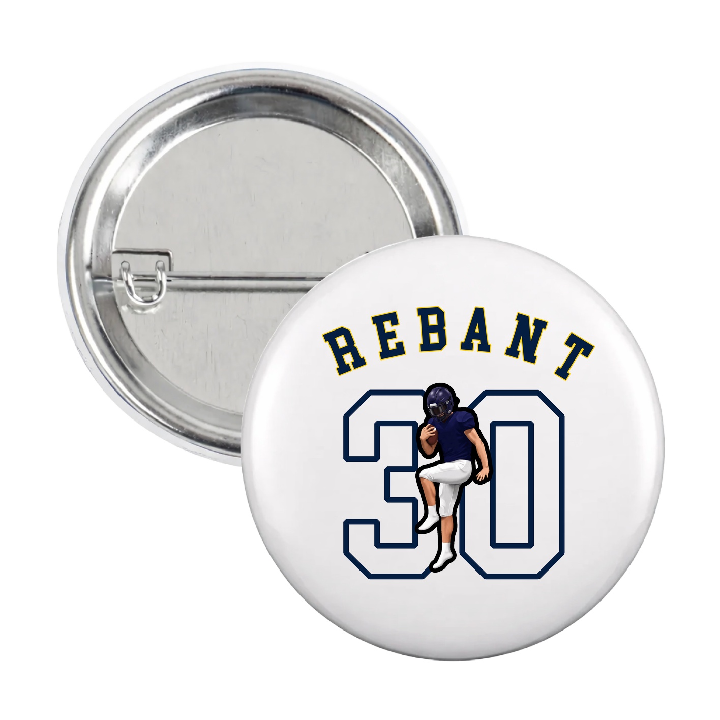 Game Day Button — Shirsey Arch in White