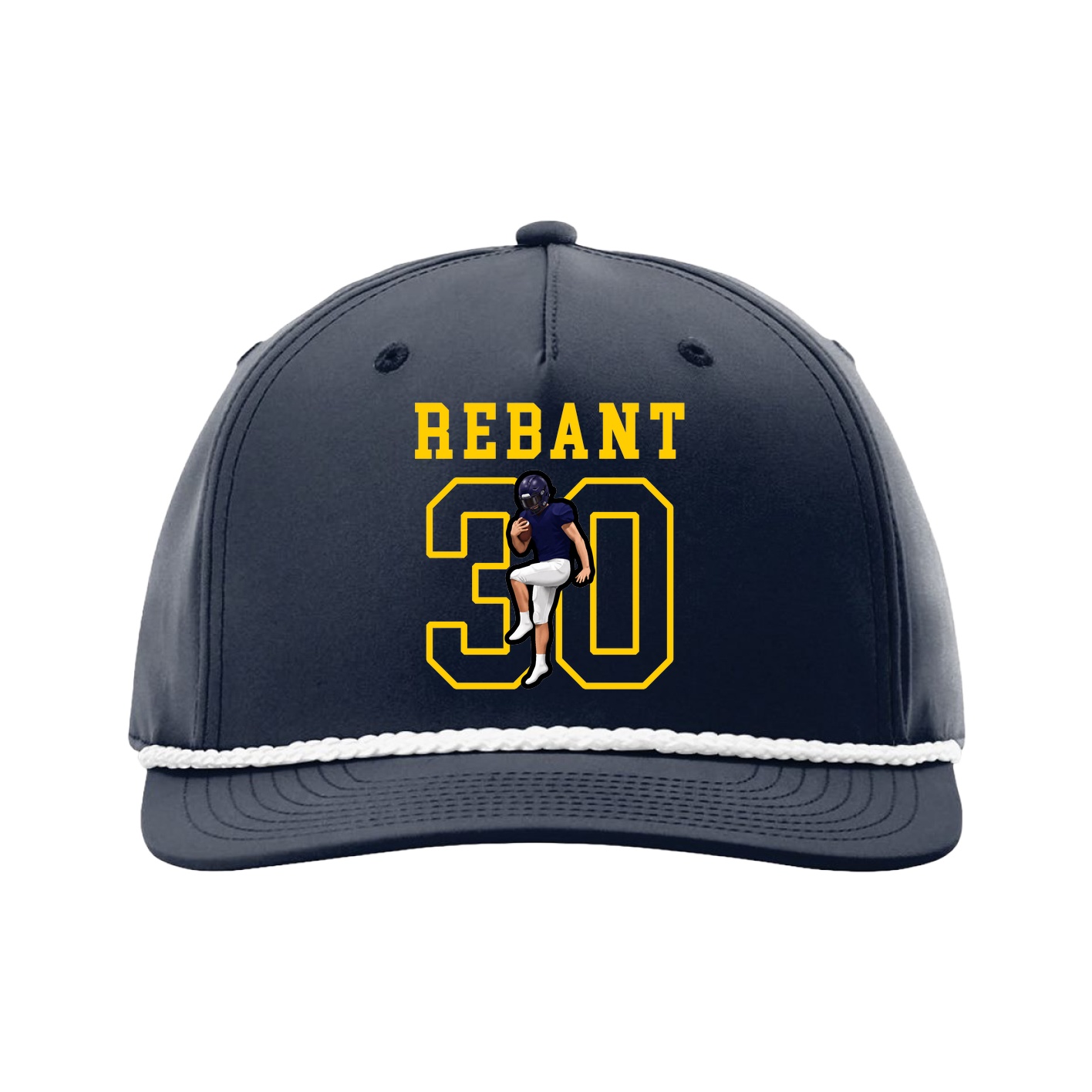 Five-Panel Classic Rope Cap — Shirsey in Navy