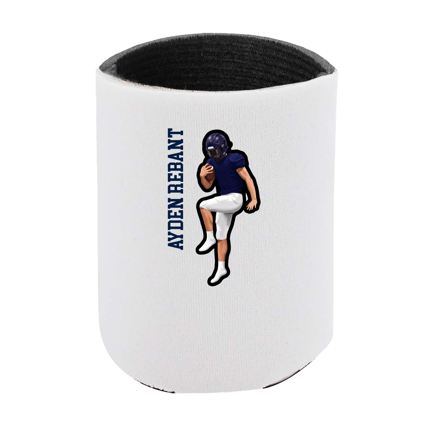 Can Holder — Name Vertical in White