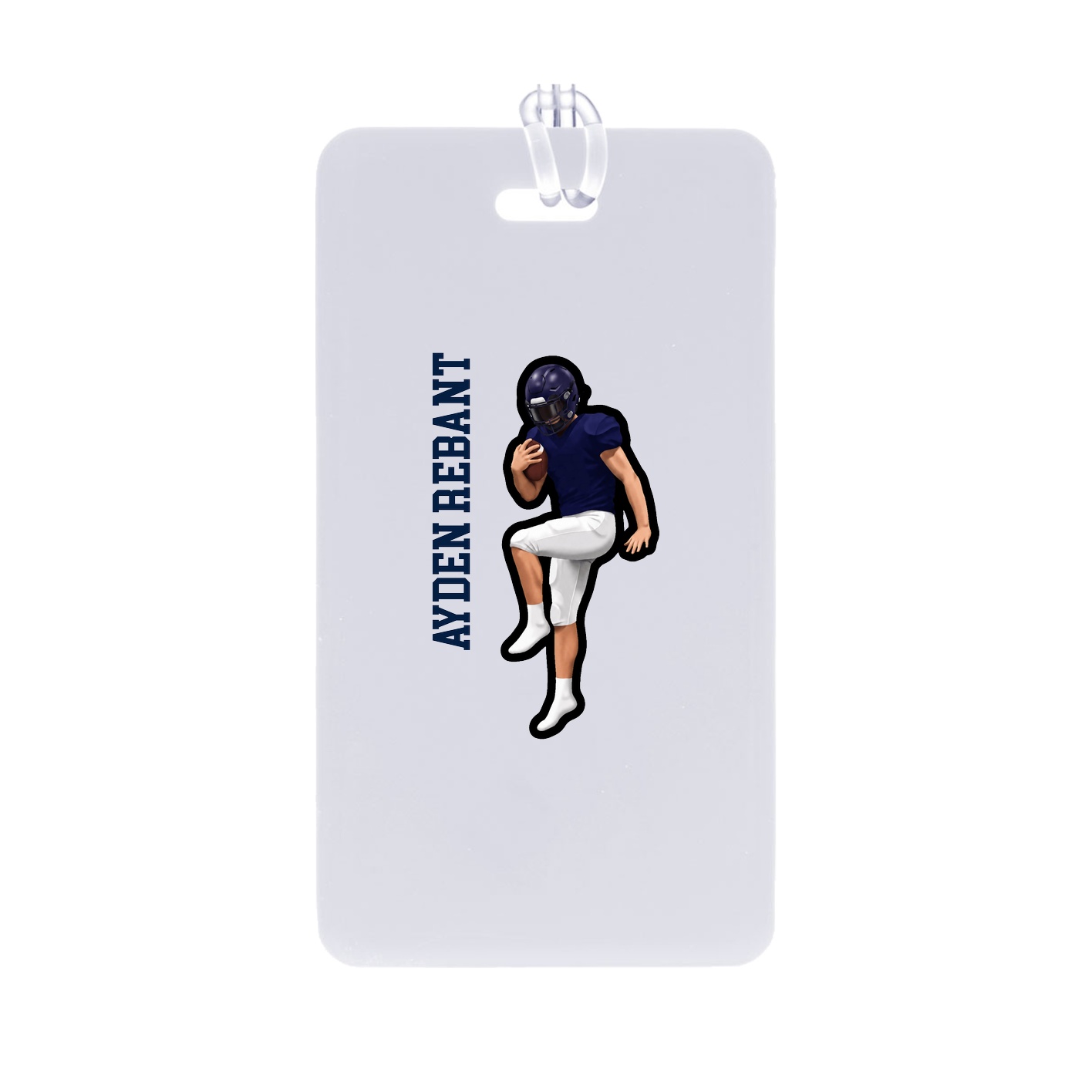 Bag Tag — Name Vertical in Classic