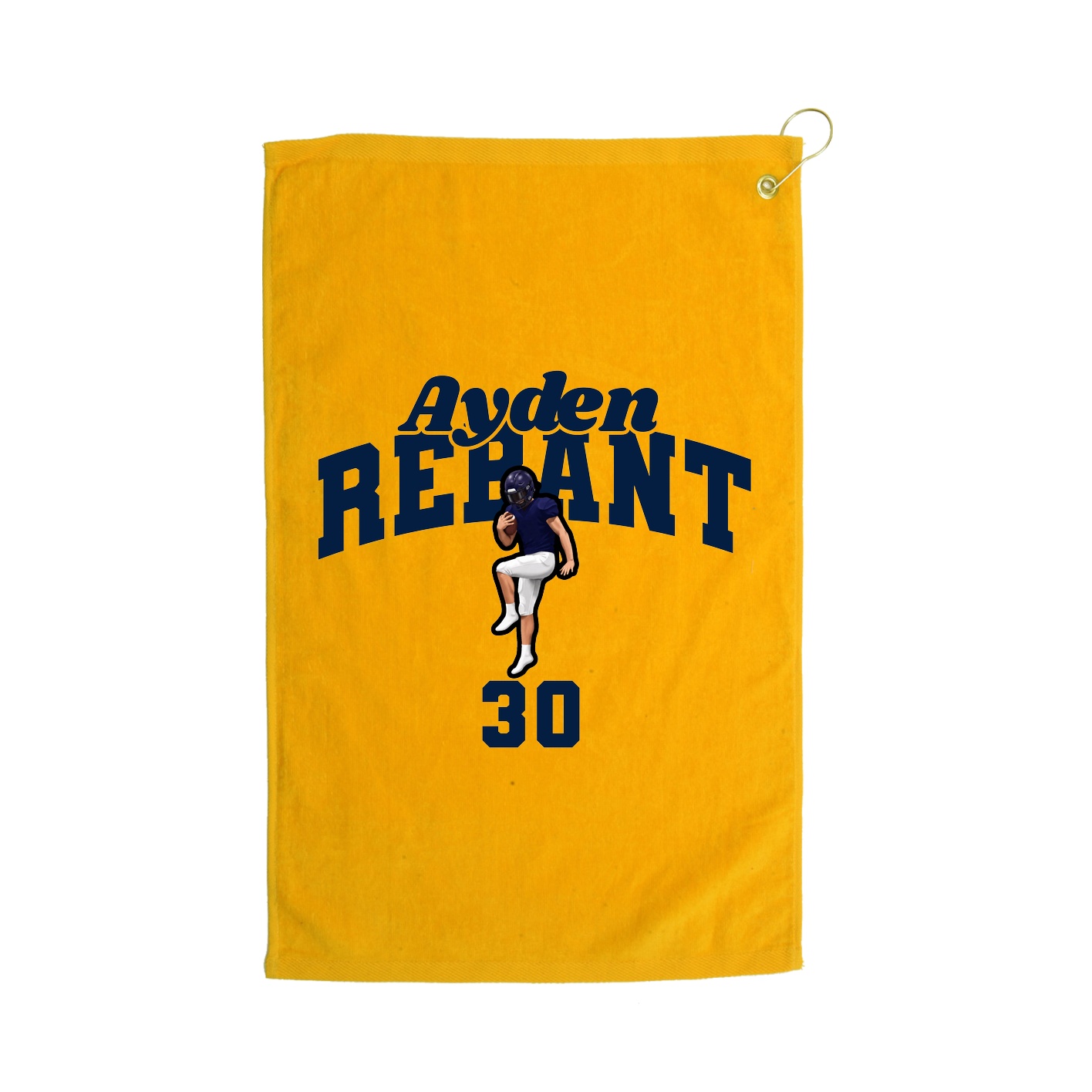 Golf Towel — Signature Arch in Gold