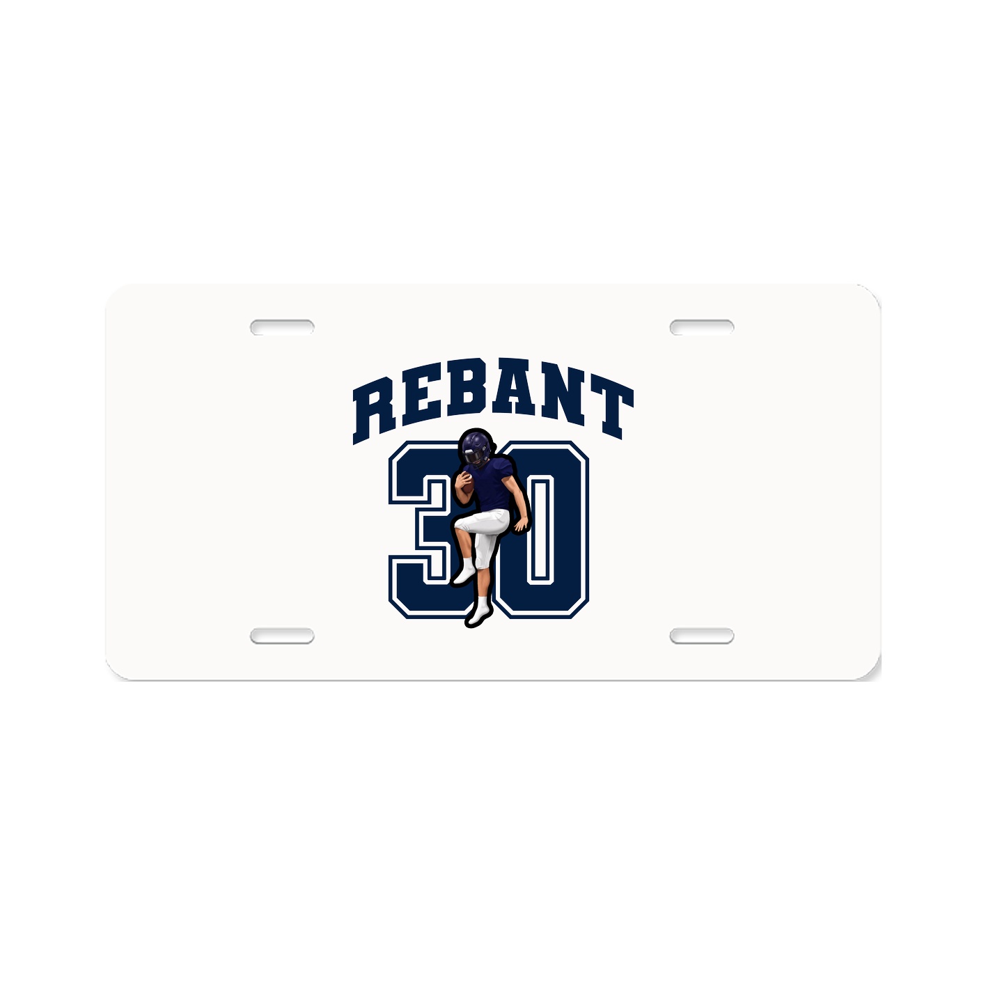 License Plate — Number in Classic