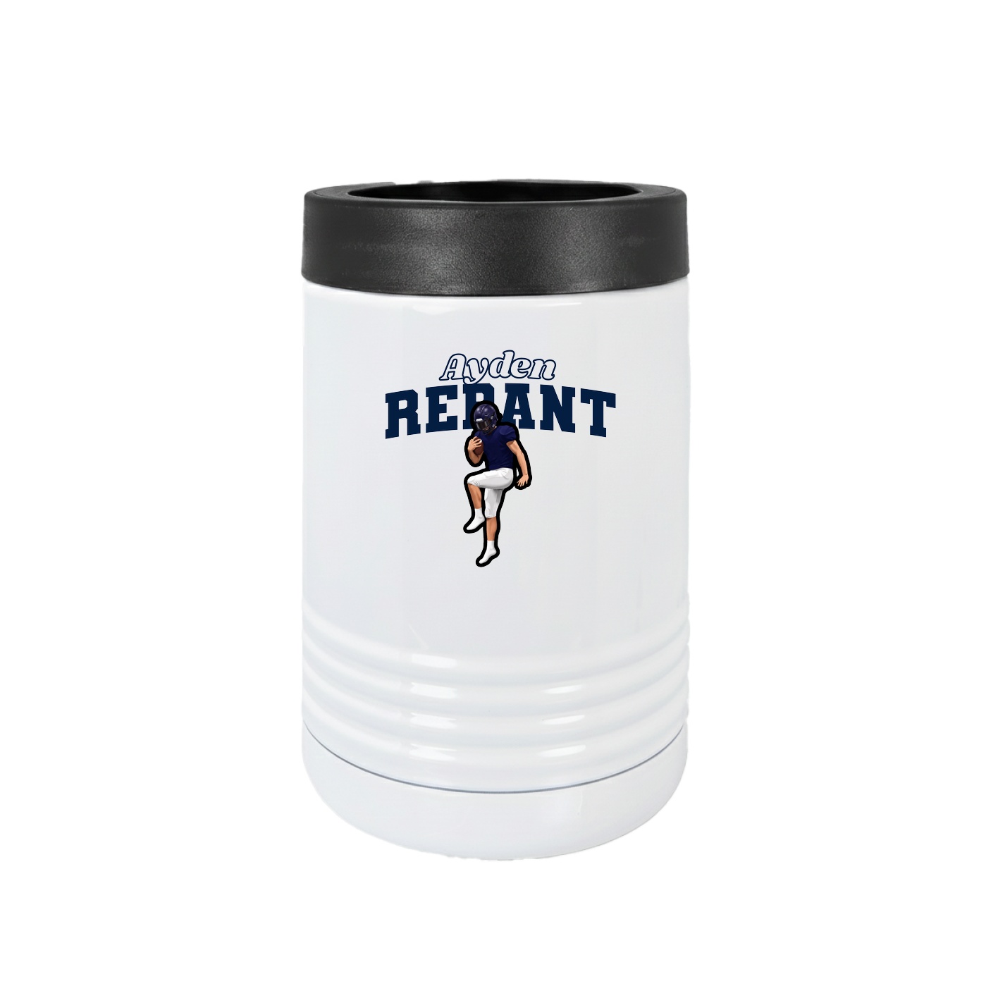 Beverage Holder — Name Arch in White