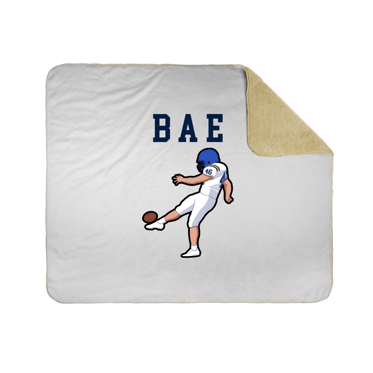 Throw Blanket — Shirsey in White