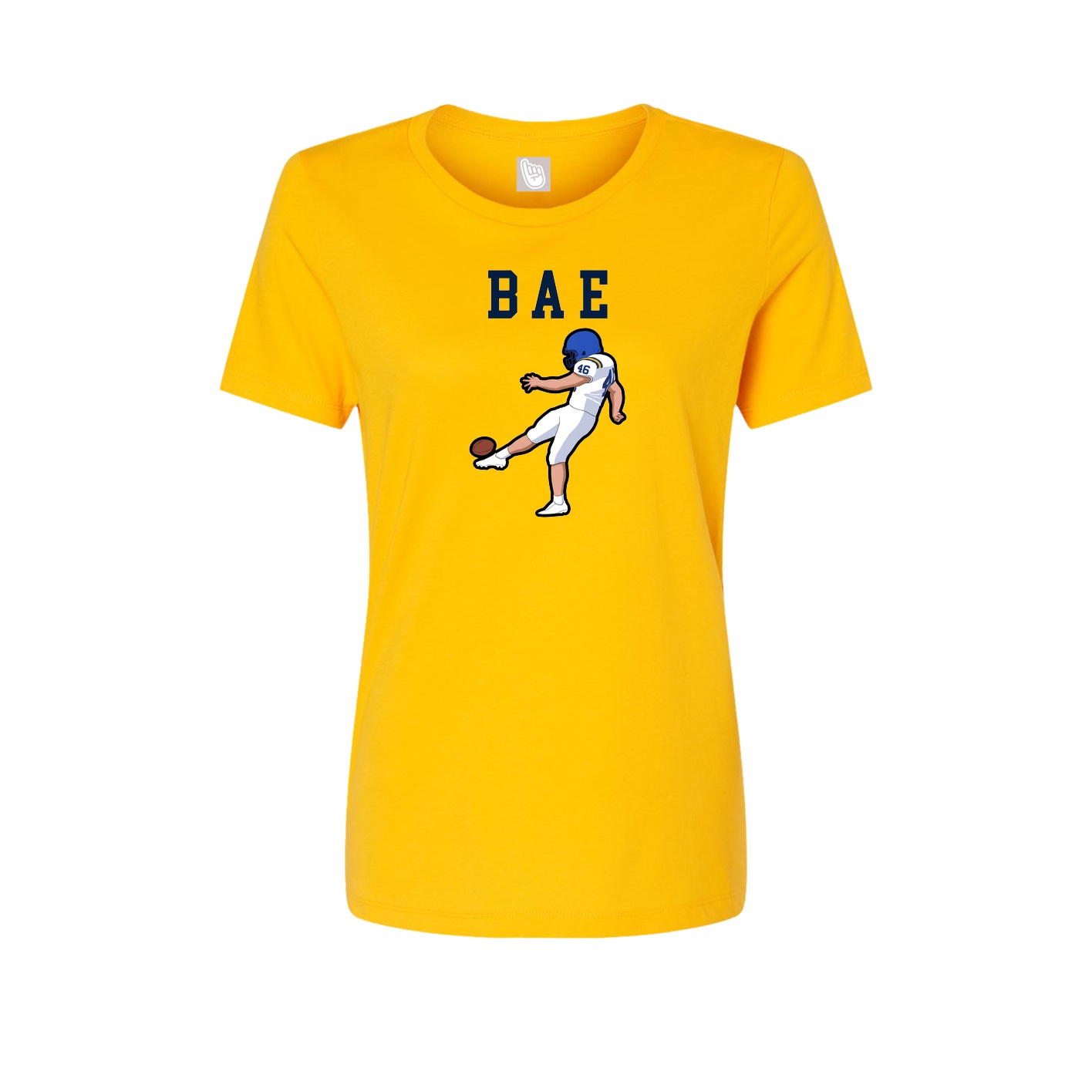 Fitted Women's Tee — Shirsey in Gold