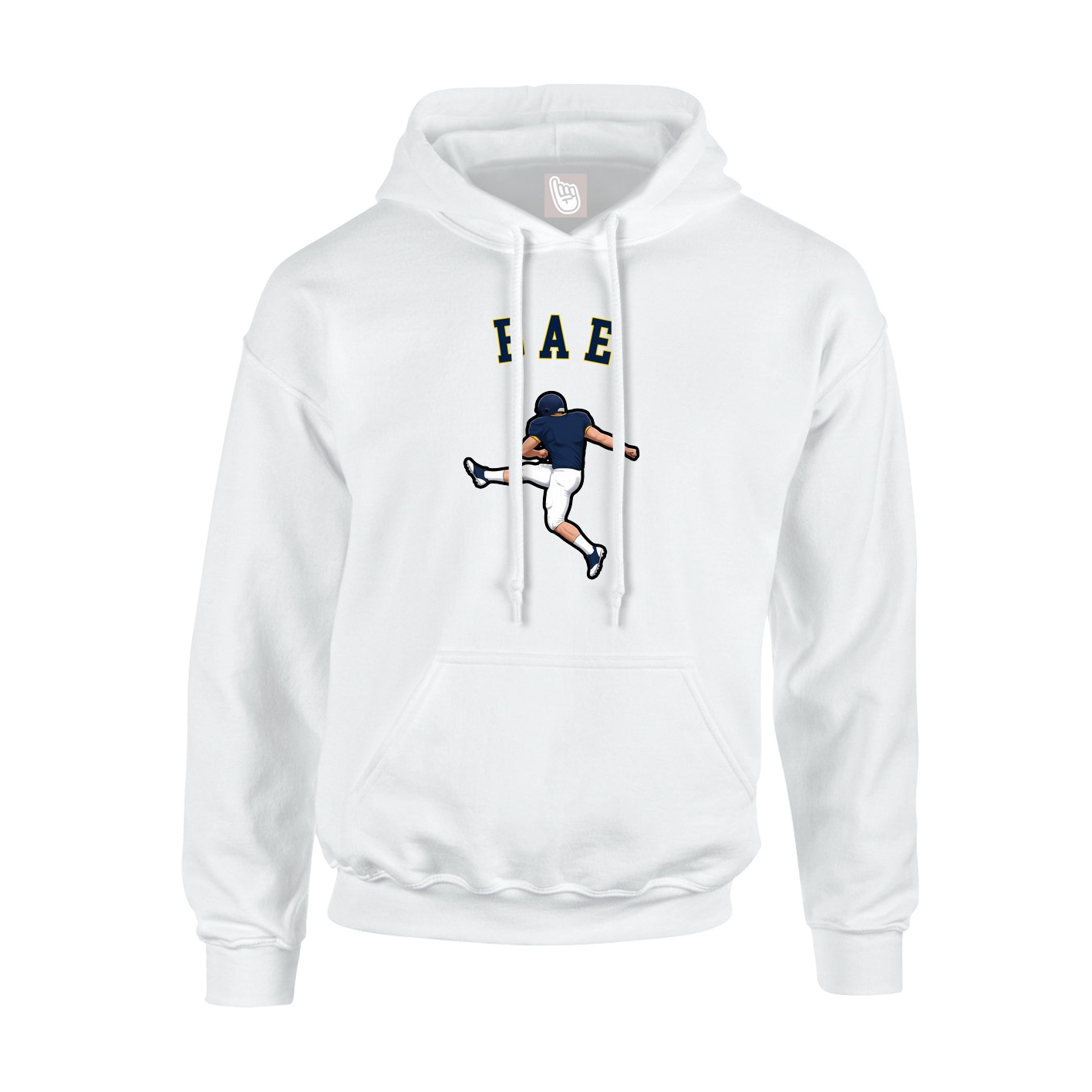 Hoodie — Shirsey Arch in White