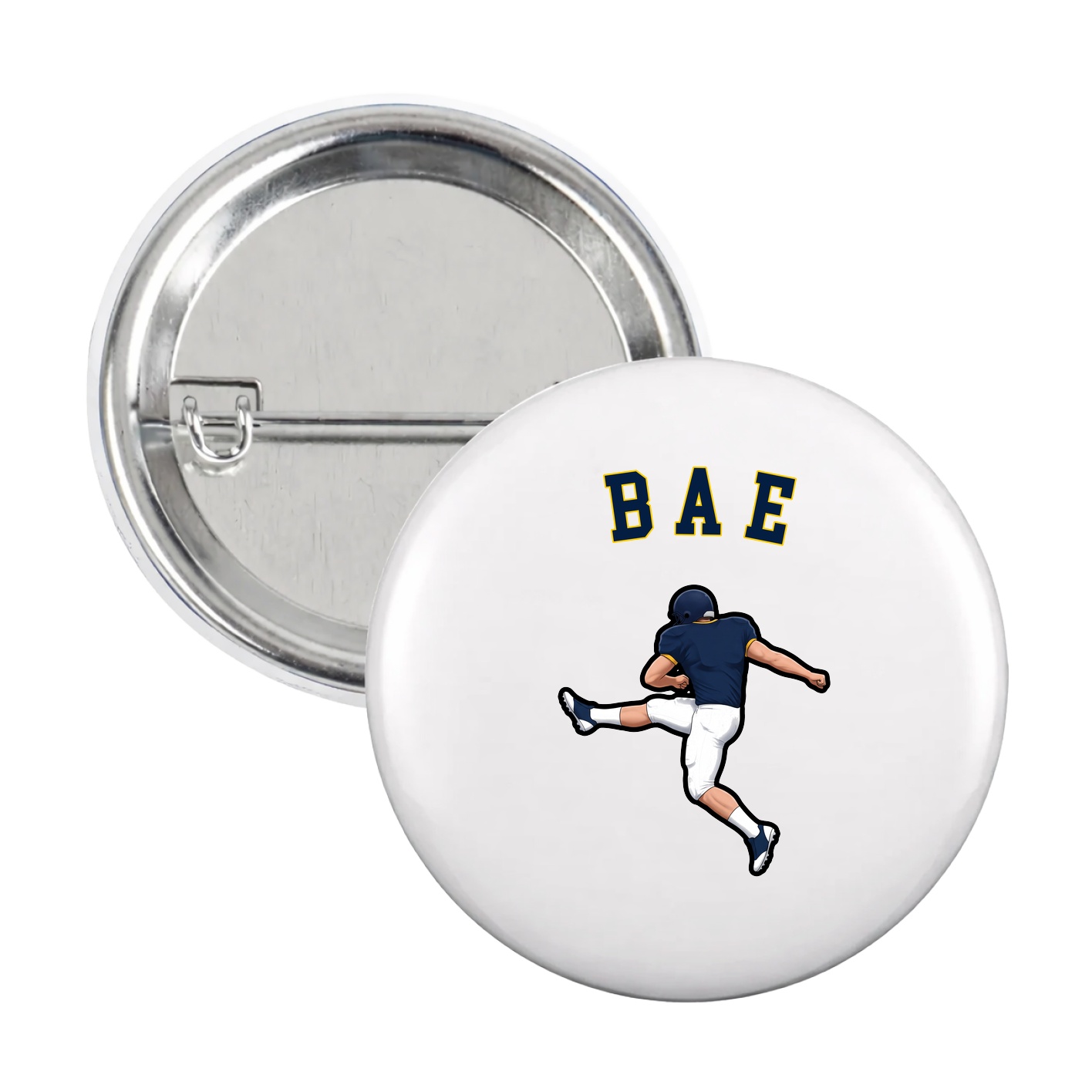 Game Day Button — Shirsey Arch in White