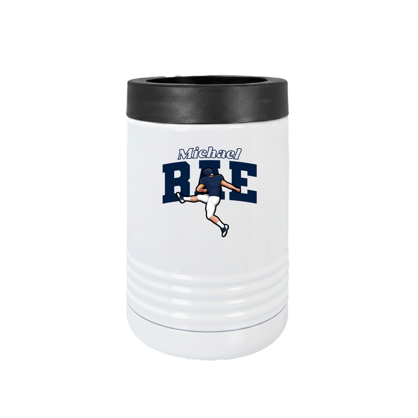 Beverage Holder — Name Arch in White