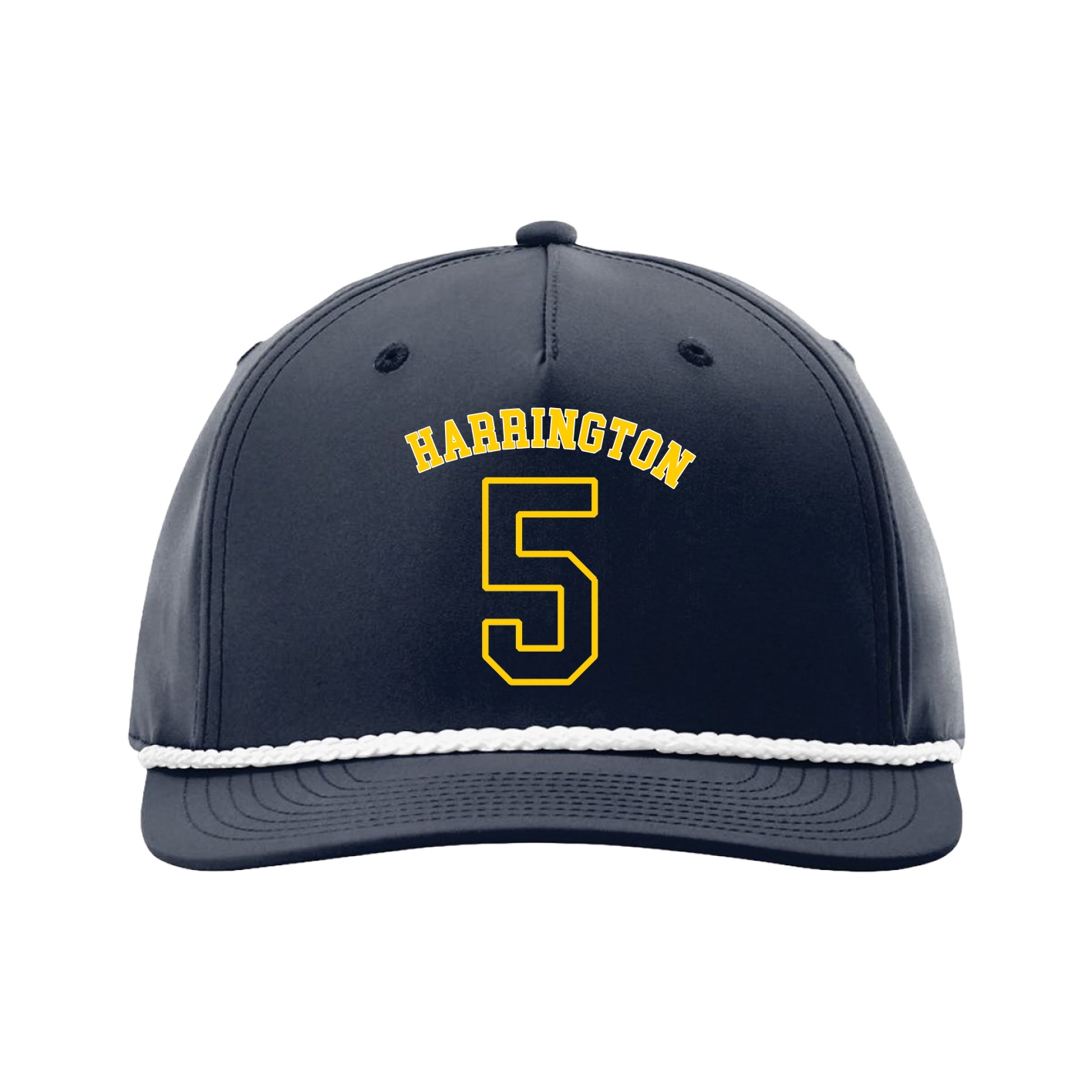 Five-Panel Classic Rope Cap — Shirsey Arch in Navy
