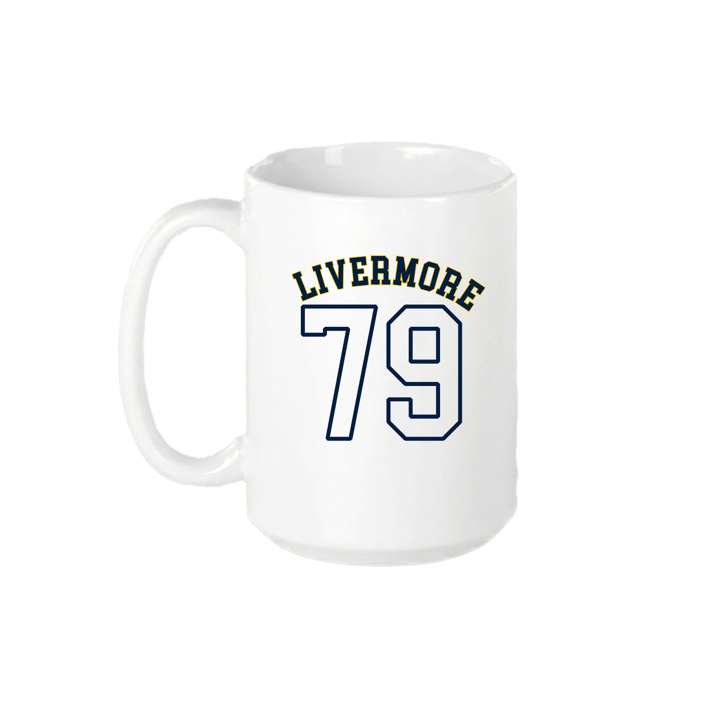 15oz Coffee Mug — Shirsey Arch in White