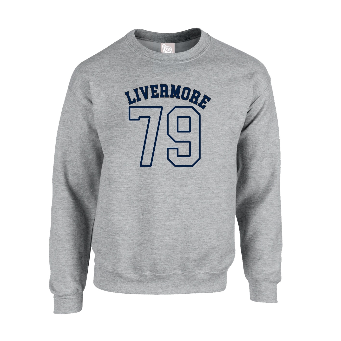 Fleece Crew — Shirsey Arch in Grey