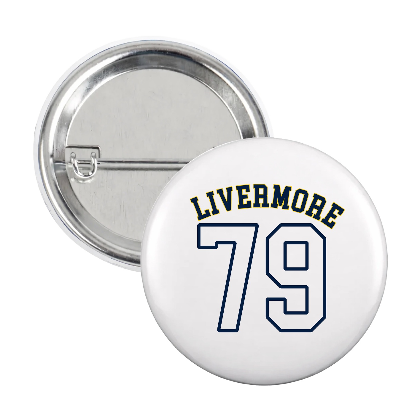 Game Day Button — Shirsey Arch in White