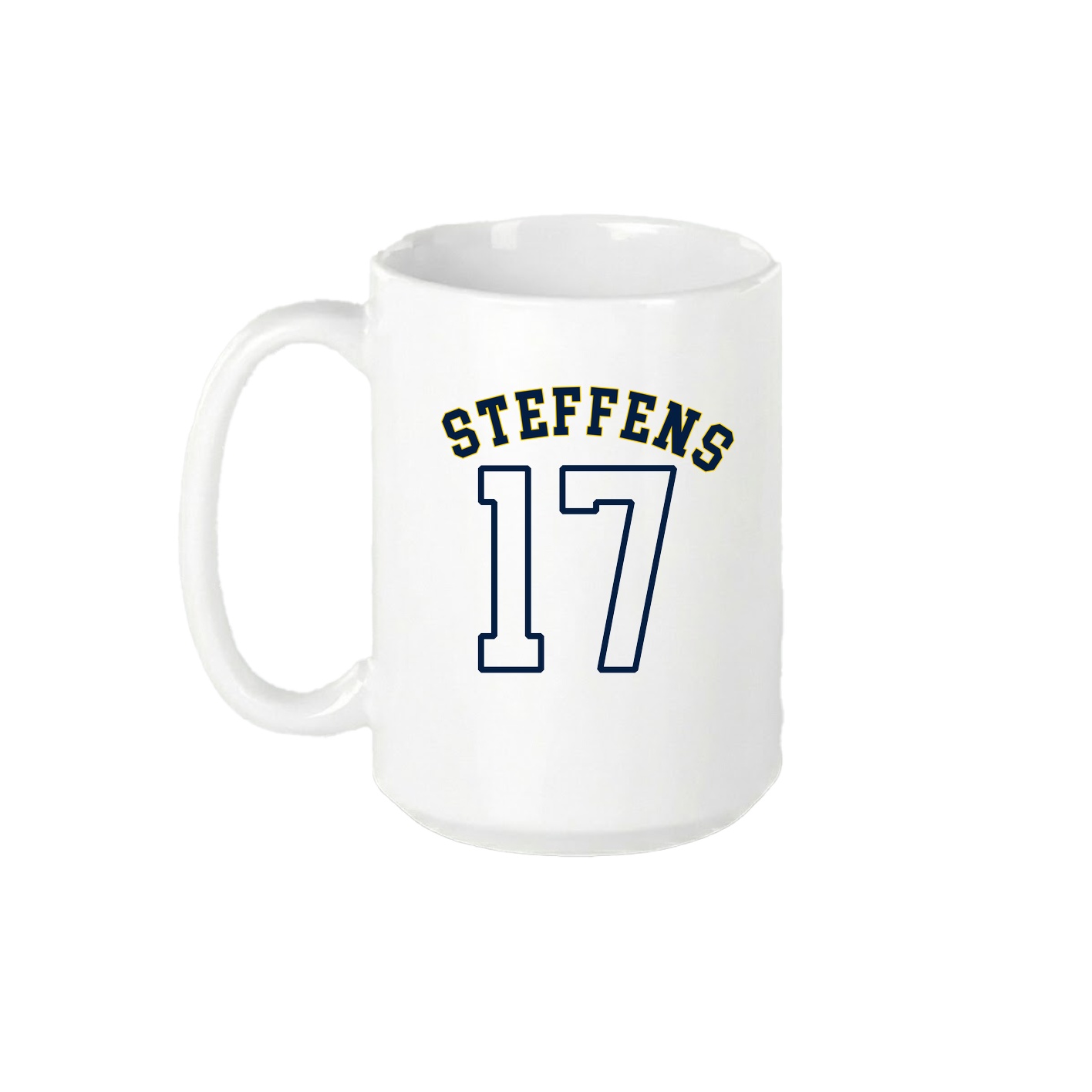 15oz Coffee Mug — Shirsey Arch in White
