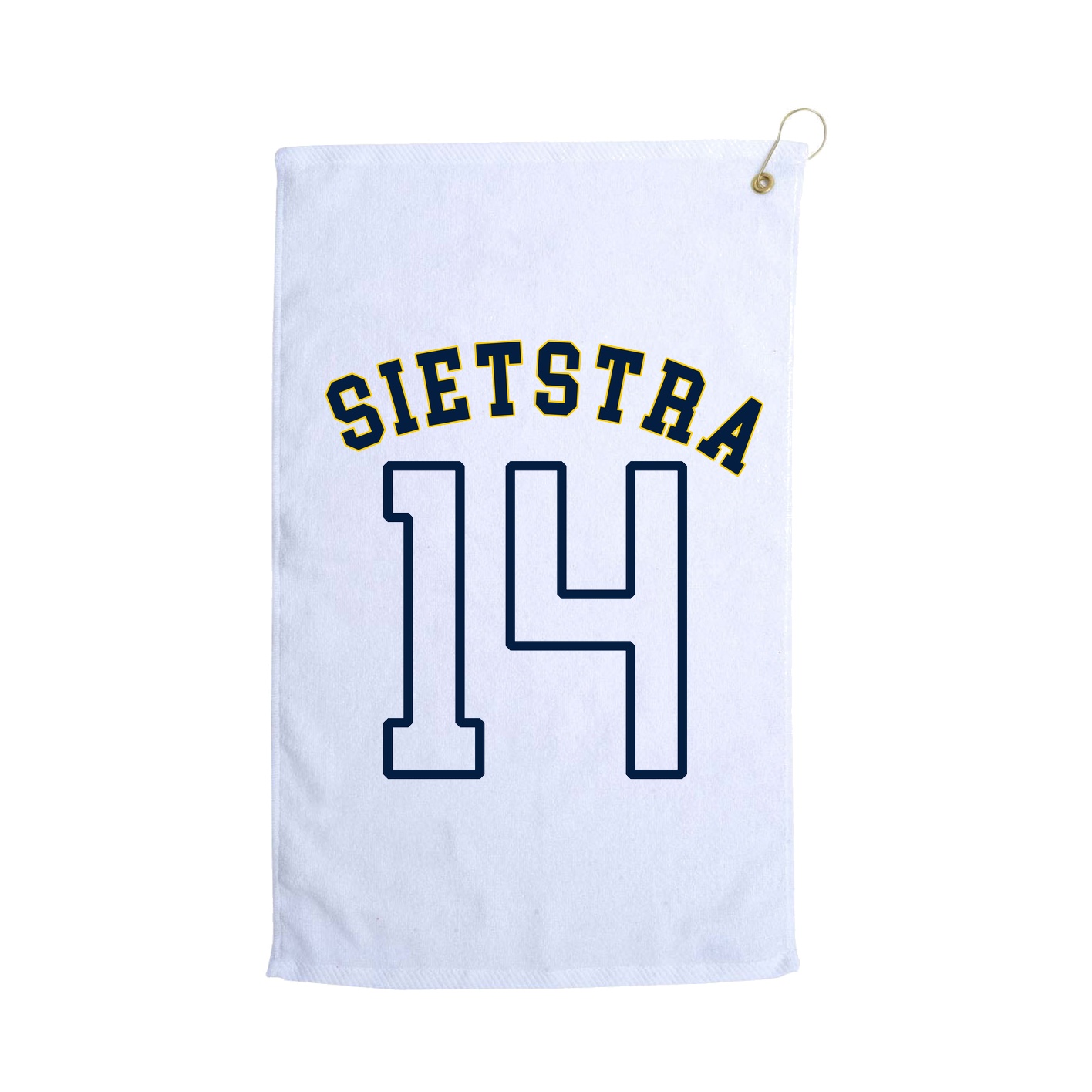 Golf Towel — Shirsey Arch in White