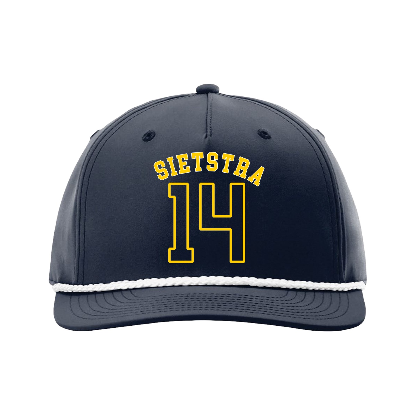 Five-Panel Classic Rope Cap — Shirsey Arch in Navy