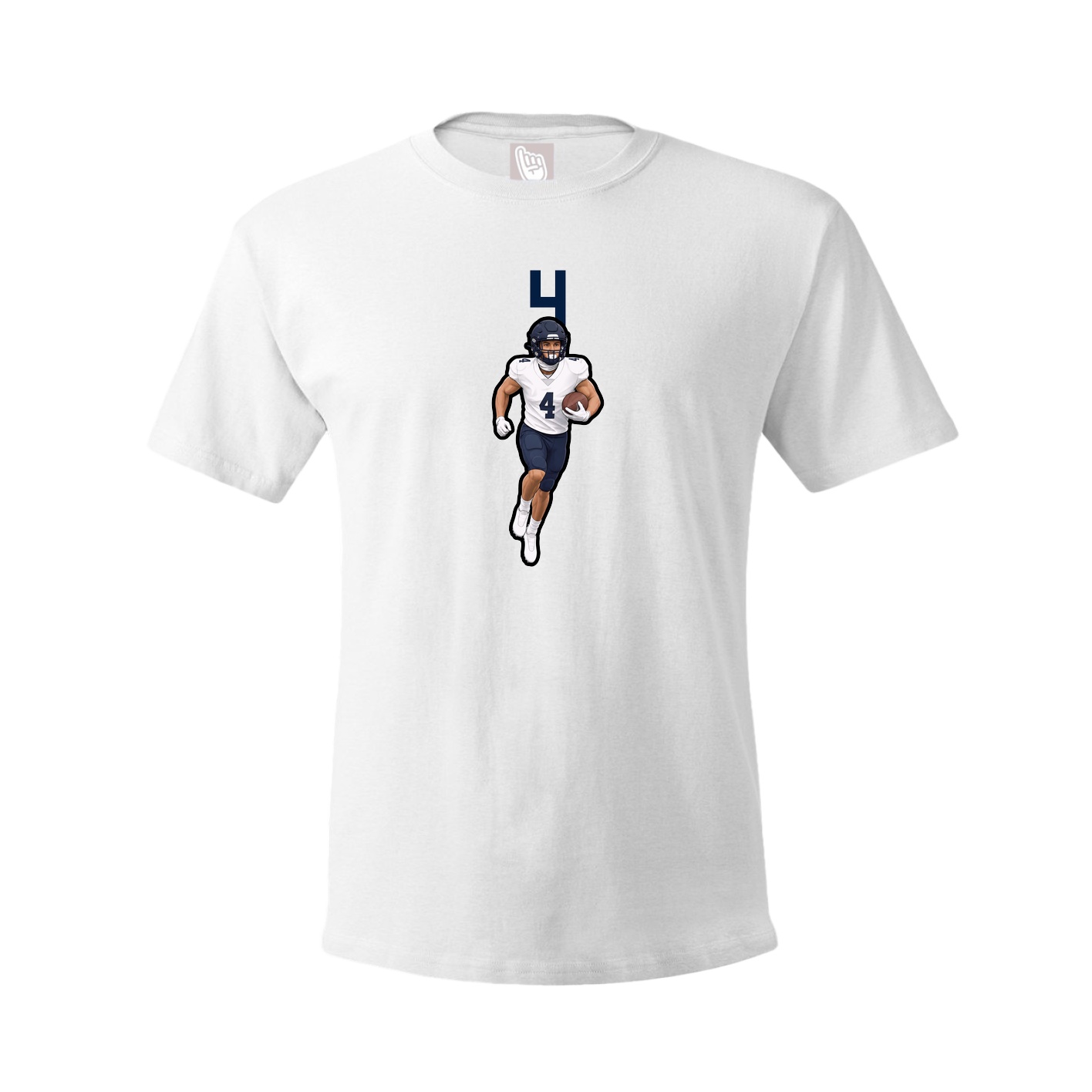 Tee — Number Top in White