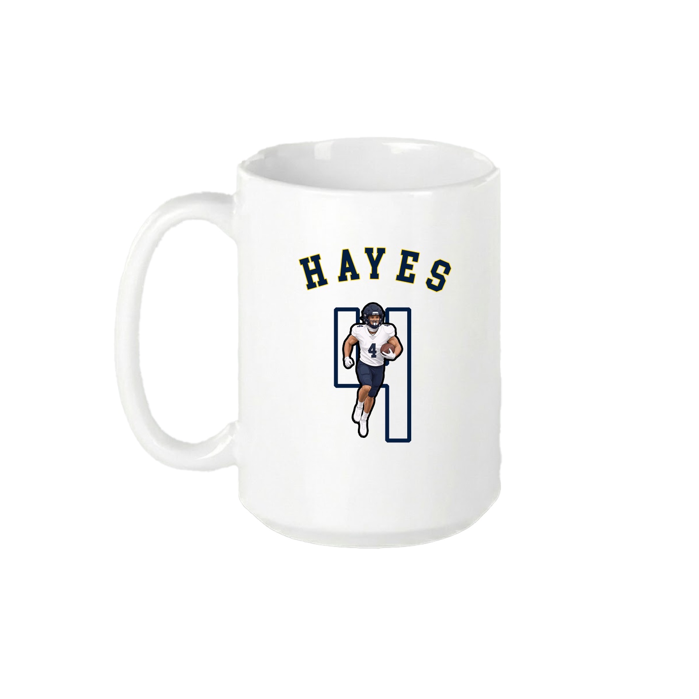 15oz Coffee Mug — Shirsey Arch in White