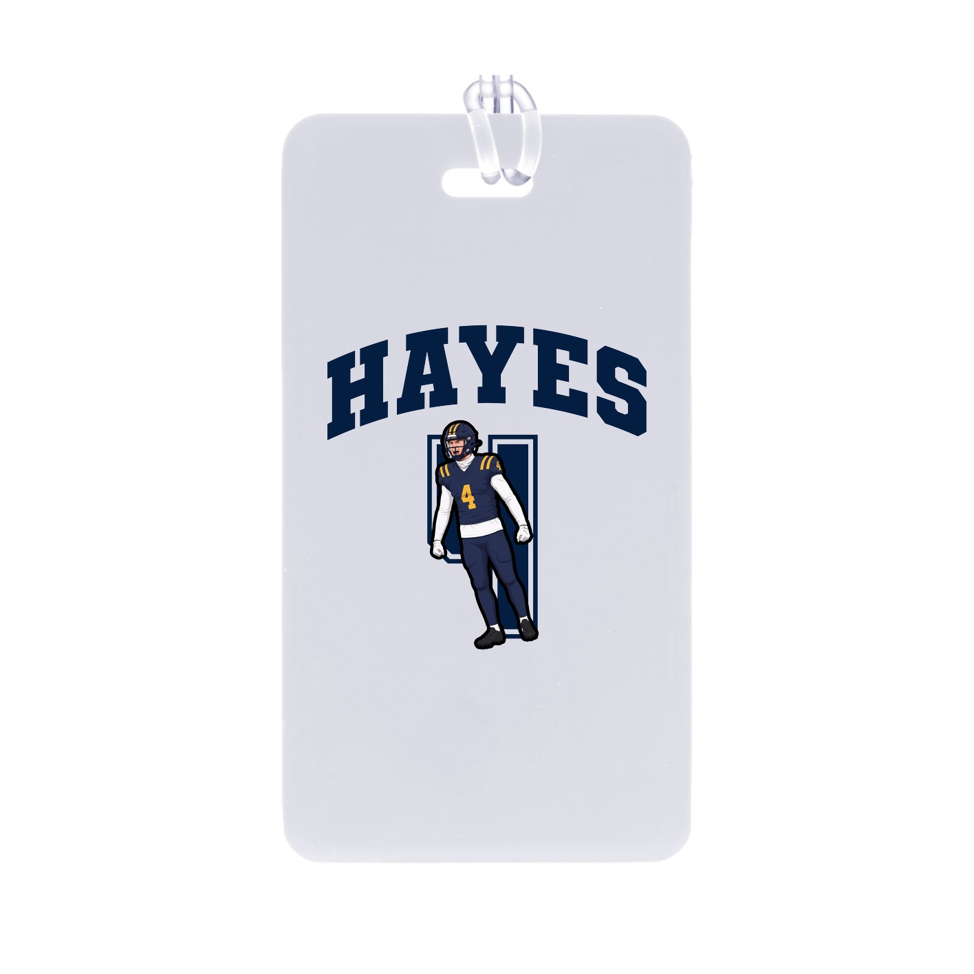 Bag Tag — Number in Classic
