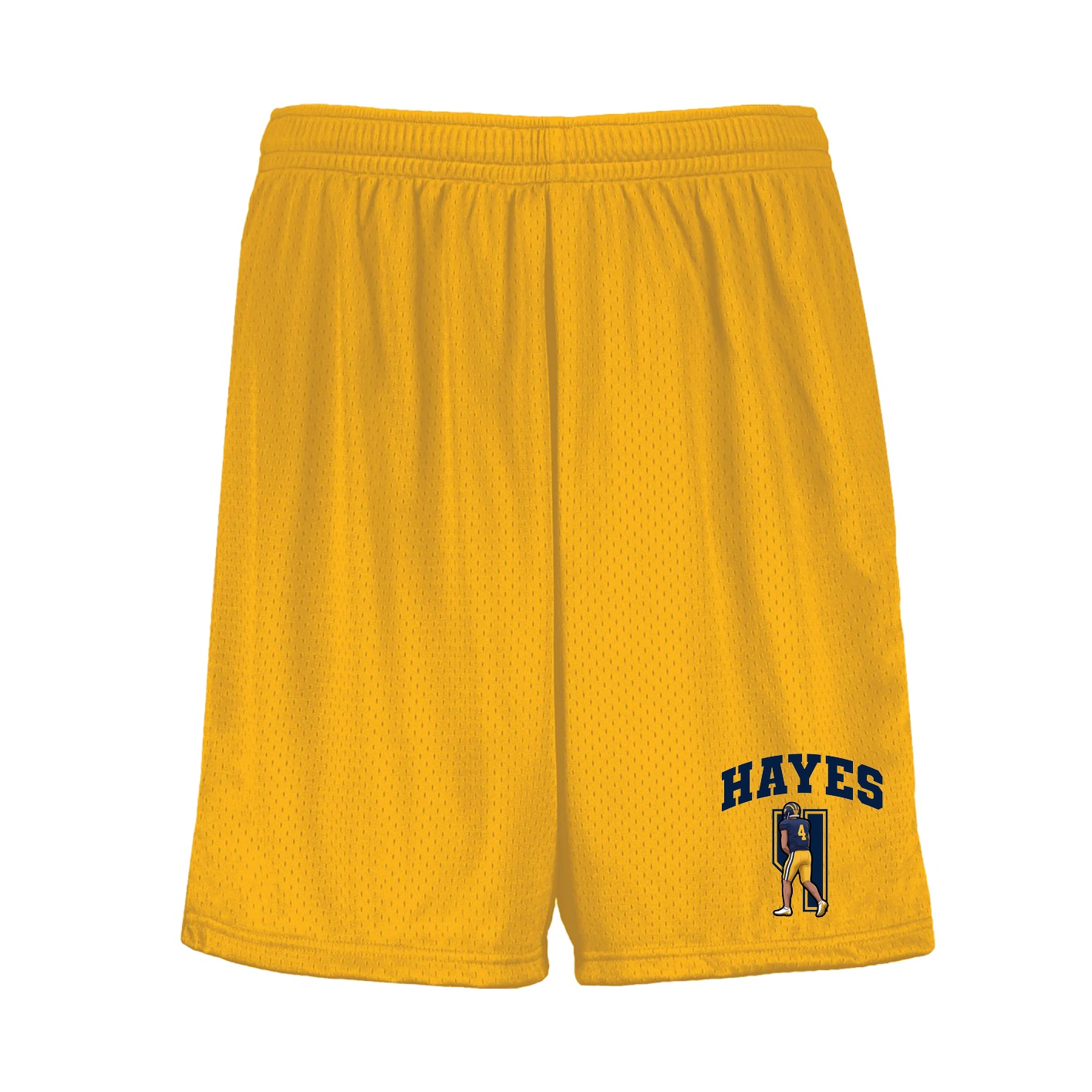 Shorts — Number in Gold