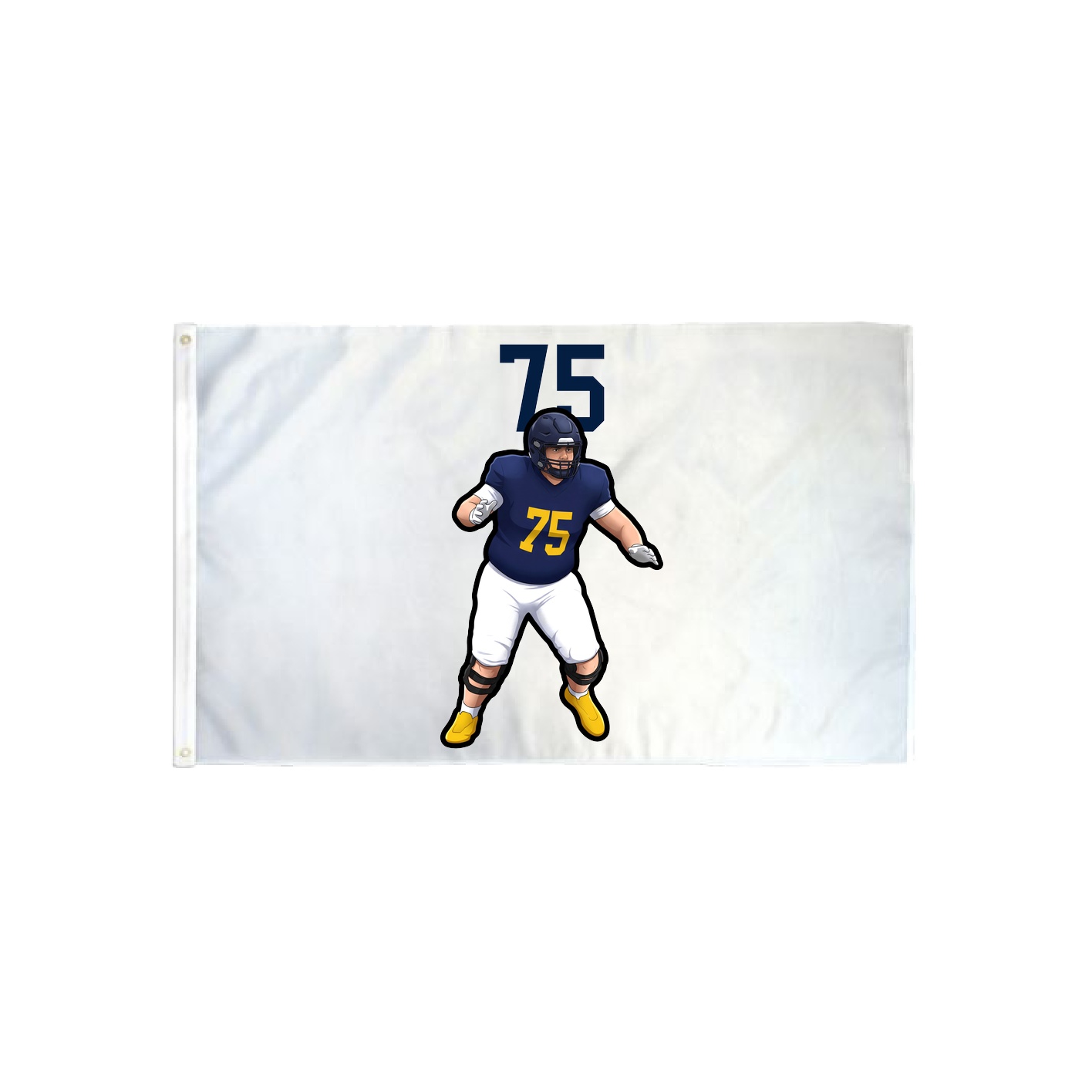 3x5 Flag — Number Top in Classic