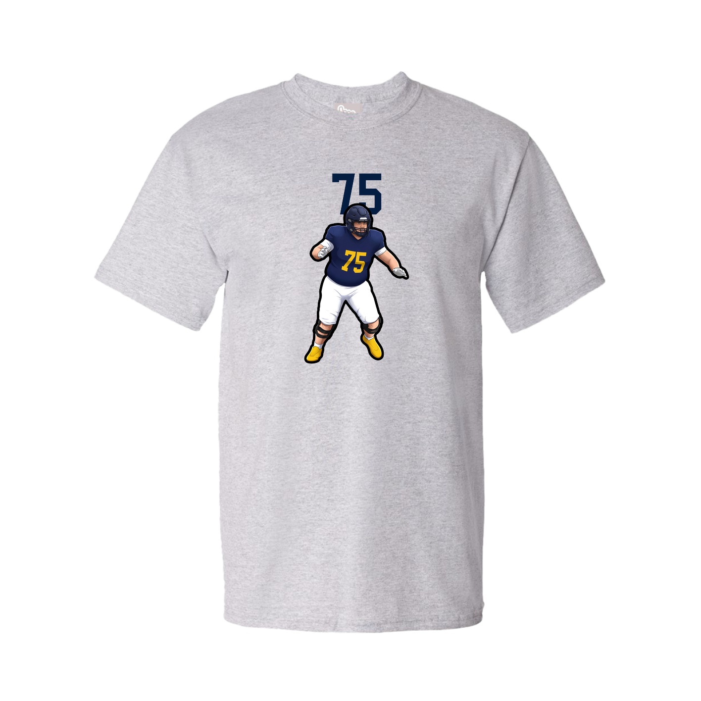 Tee — Number Top in Grey