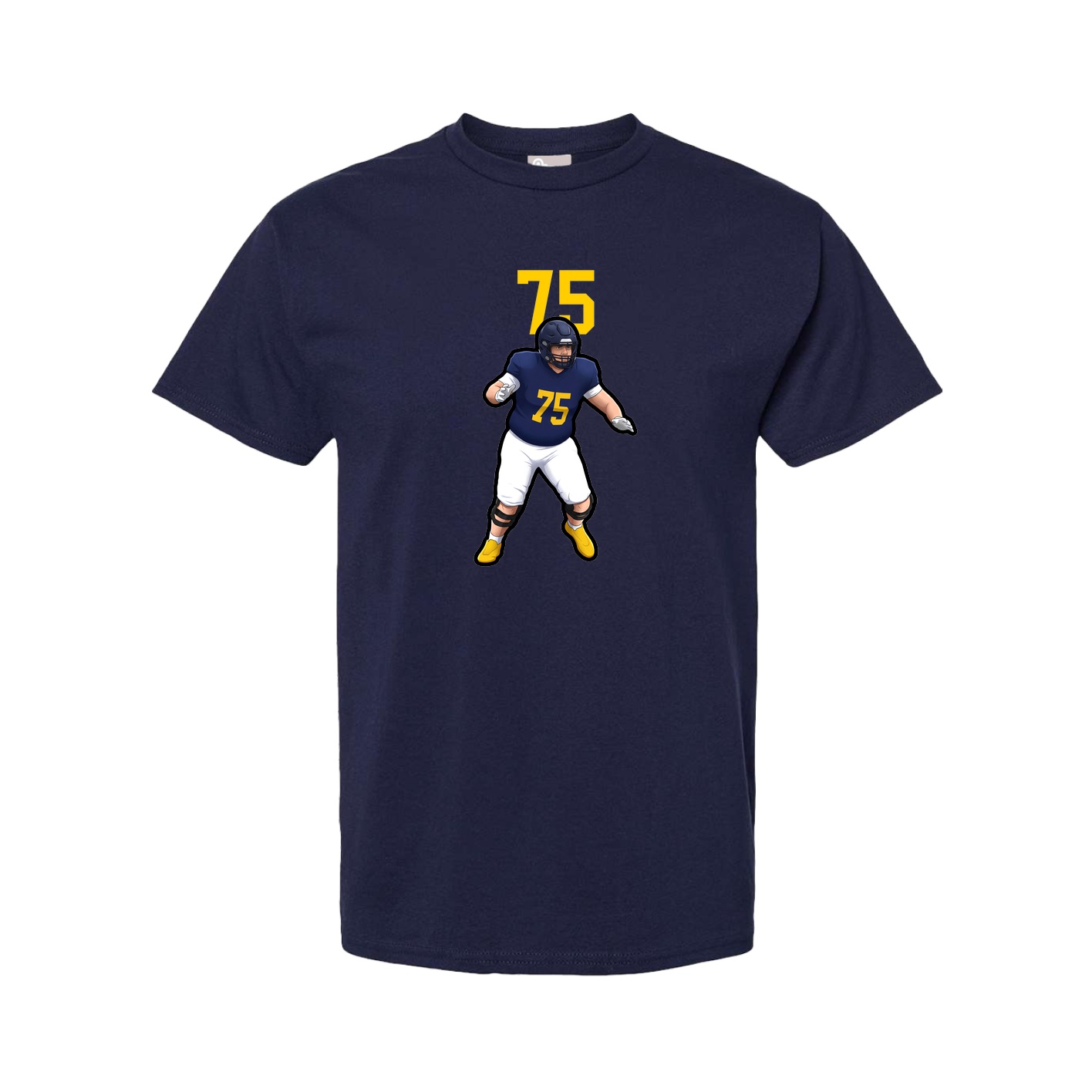 Youth Tee — Number Top in Navy